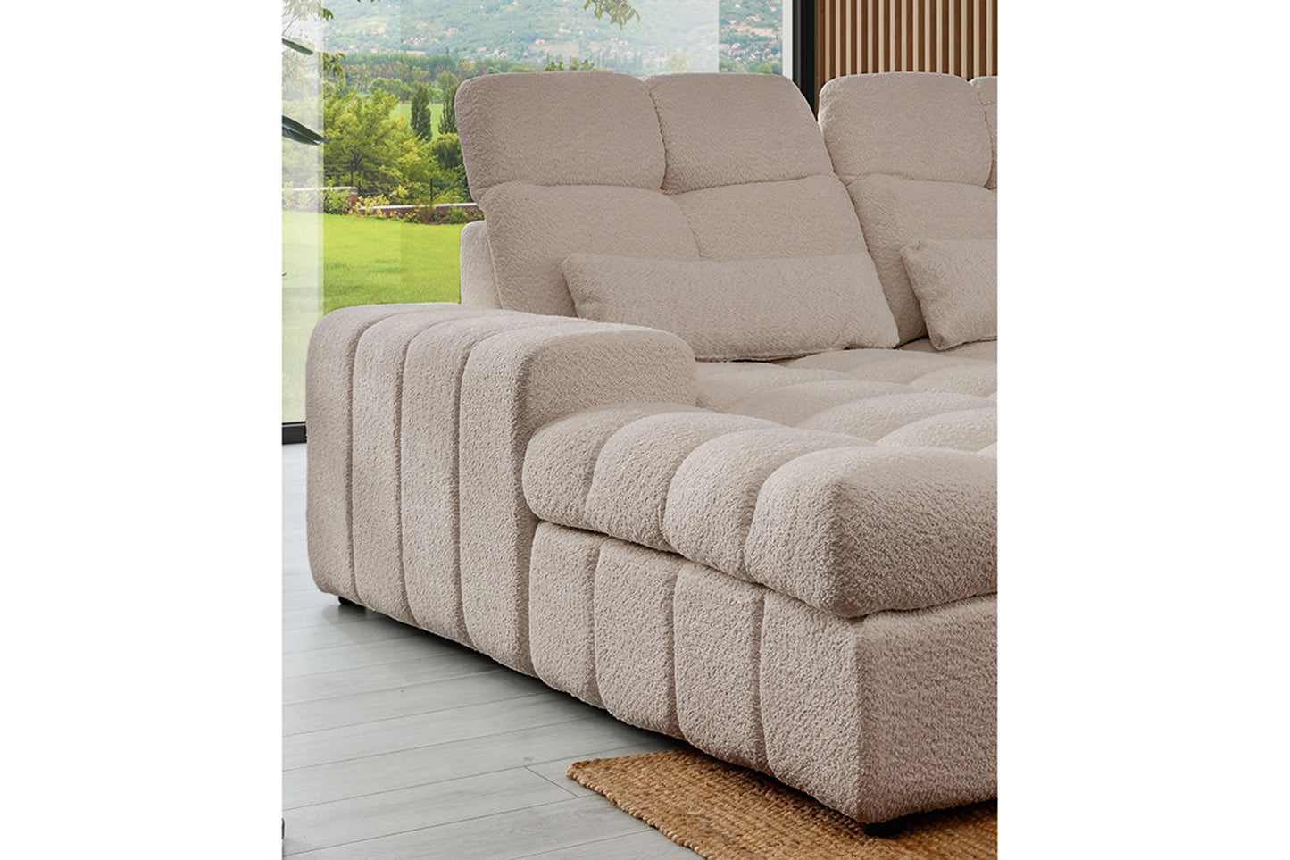 Dīvāns Marseille U II 342/107/205-208 cm Catch me 2 - N1 Home