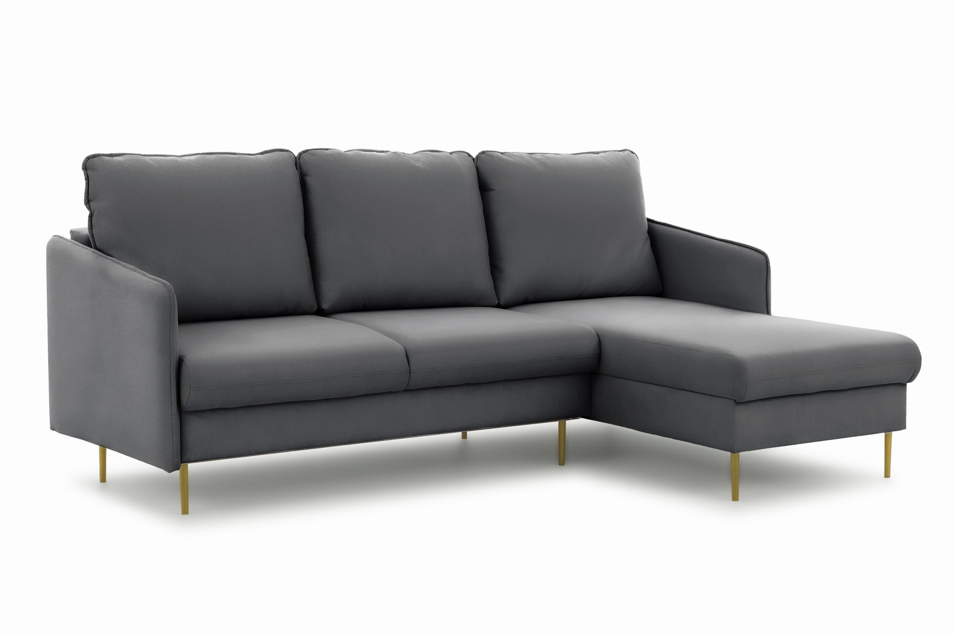 Dīvāns Tai 222/95/161 cm Velluto 18/zelts kājas - N1 Home