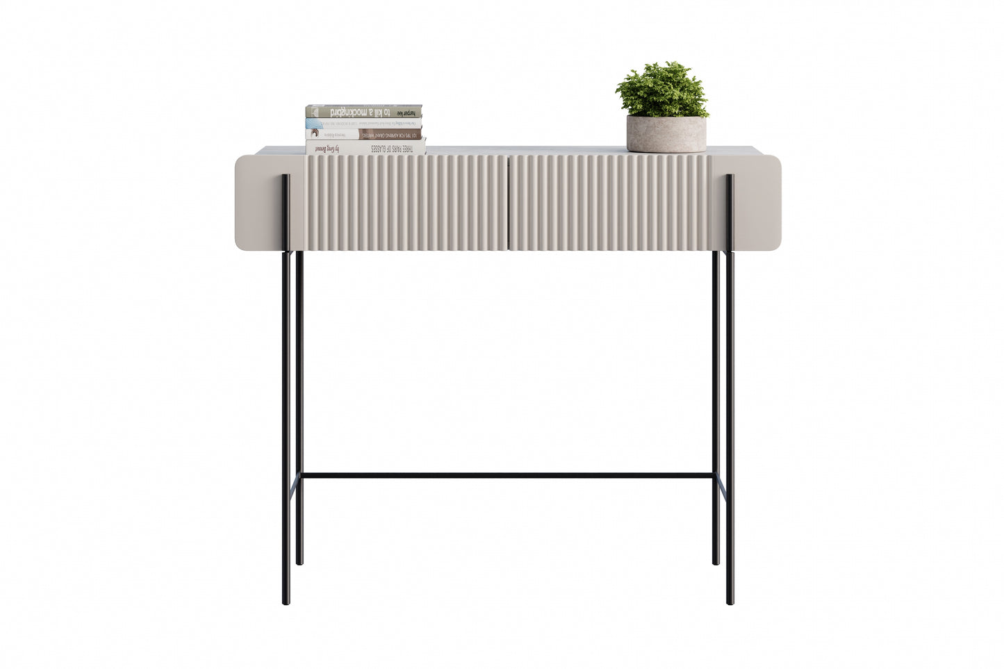 Konsole Dersi 100/85/42 cm kašmirs/melns - N1 Home