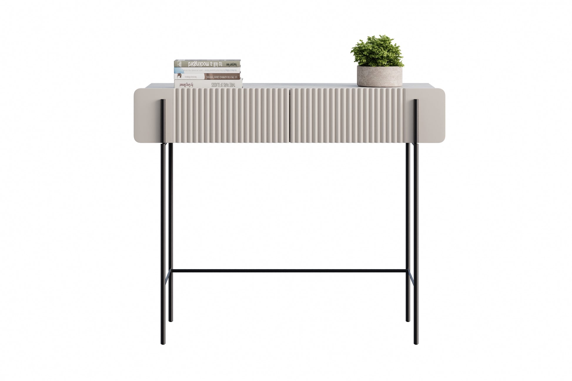 Konsole Dersi 100/85/42 cm kašmirs/melns - N1 Home