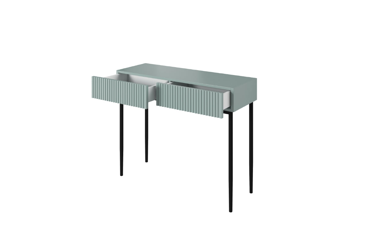 AUSTIN rakstāmgalds/konsole 100/82/41 gaiši zils/melnas kājas - N1 Home