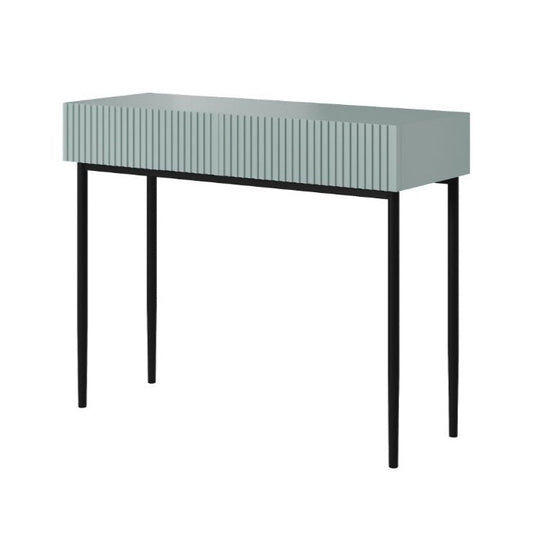 AUSTIN rakstāmgalds/konsole 100/82/41 gaiši zils/melnas kājas - N1 Home