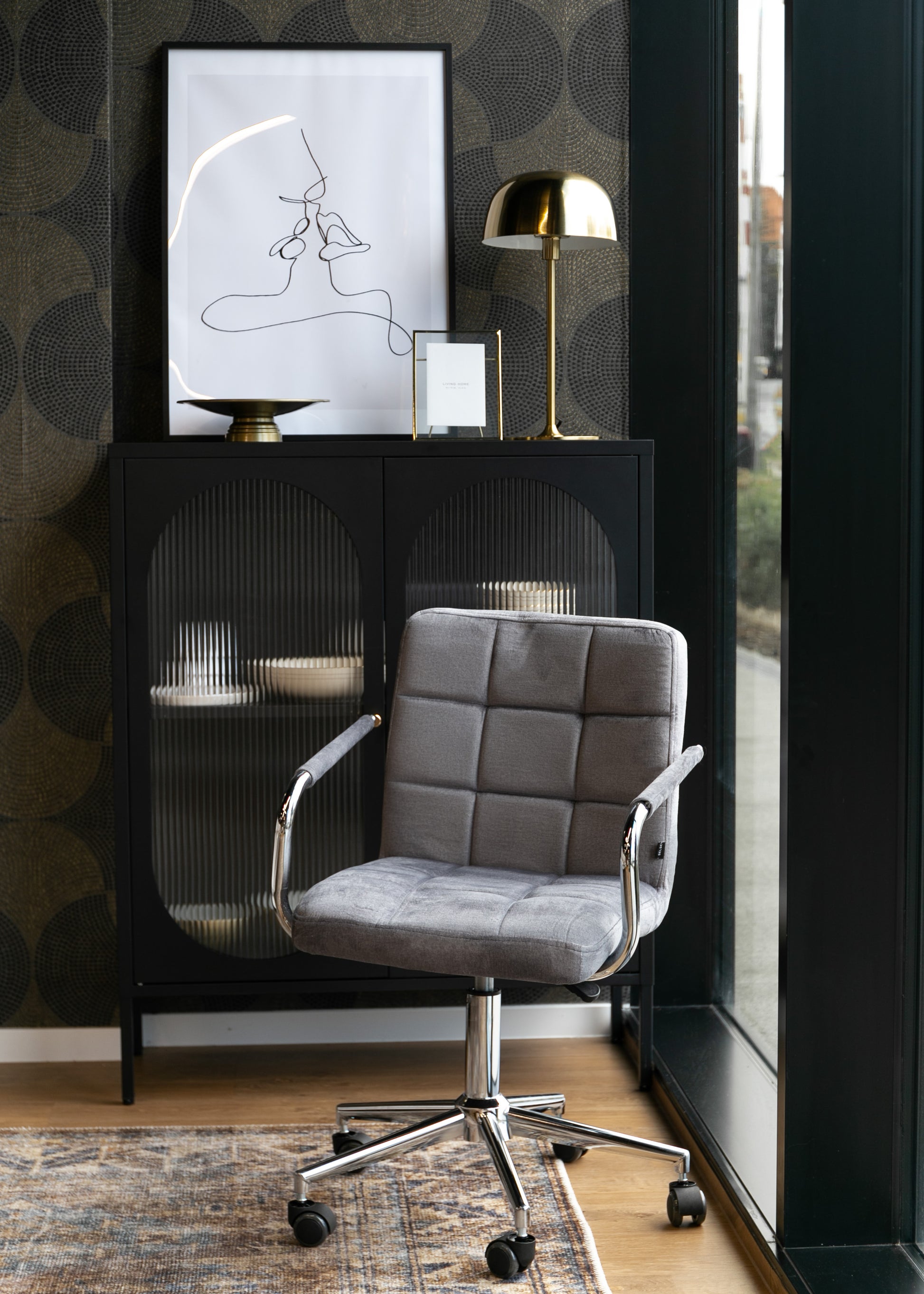 Krēsls Setr 82/43/37 cm pelēks - N1 Home