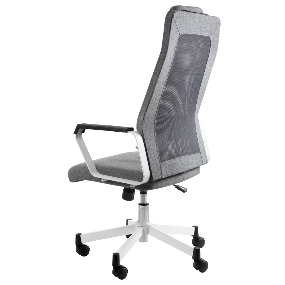 Krēsls GF 109/58/60 cm pelēks/hroms - N1 Home