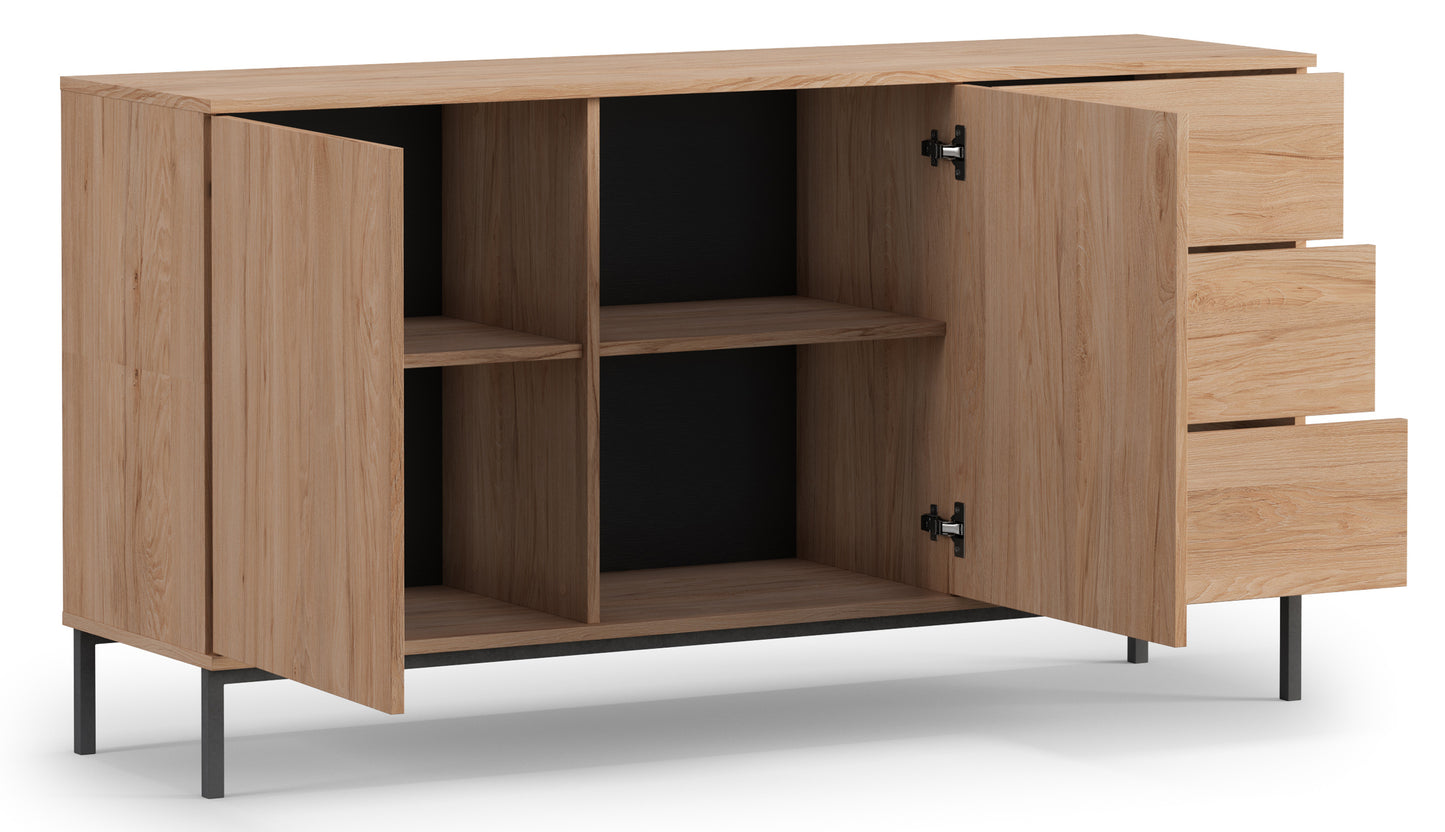 Kumode Polka 80/150/41 cm hikorijs