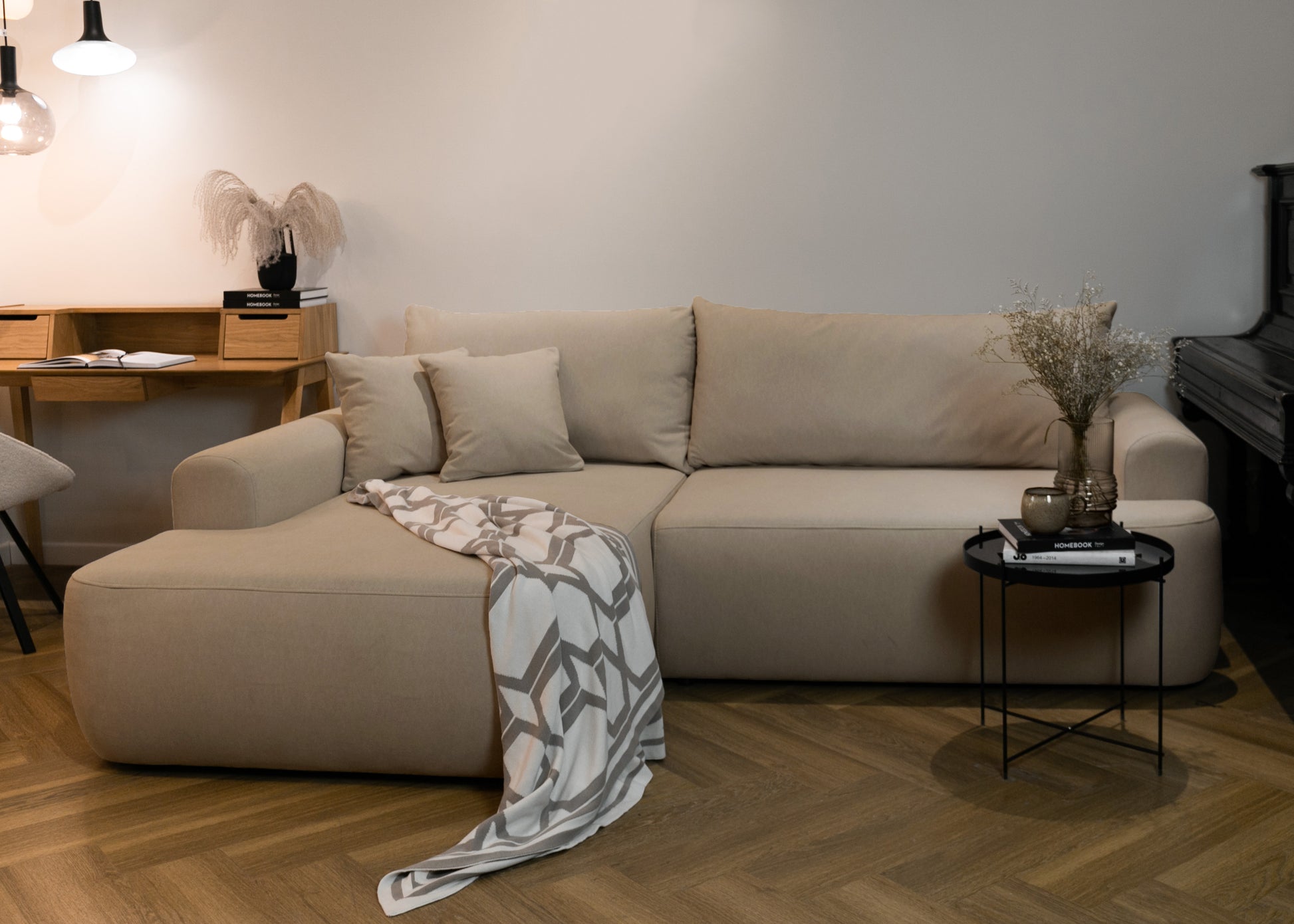 Dīvāns Ovors 260/93/165 cm Castel 15 - N1 Home