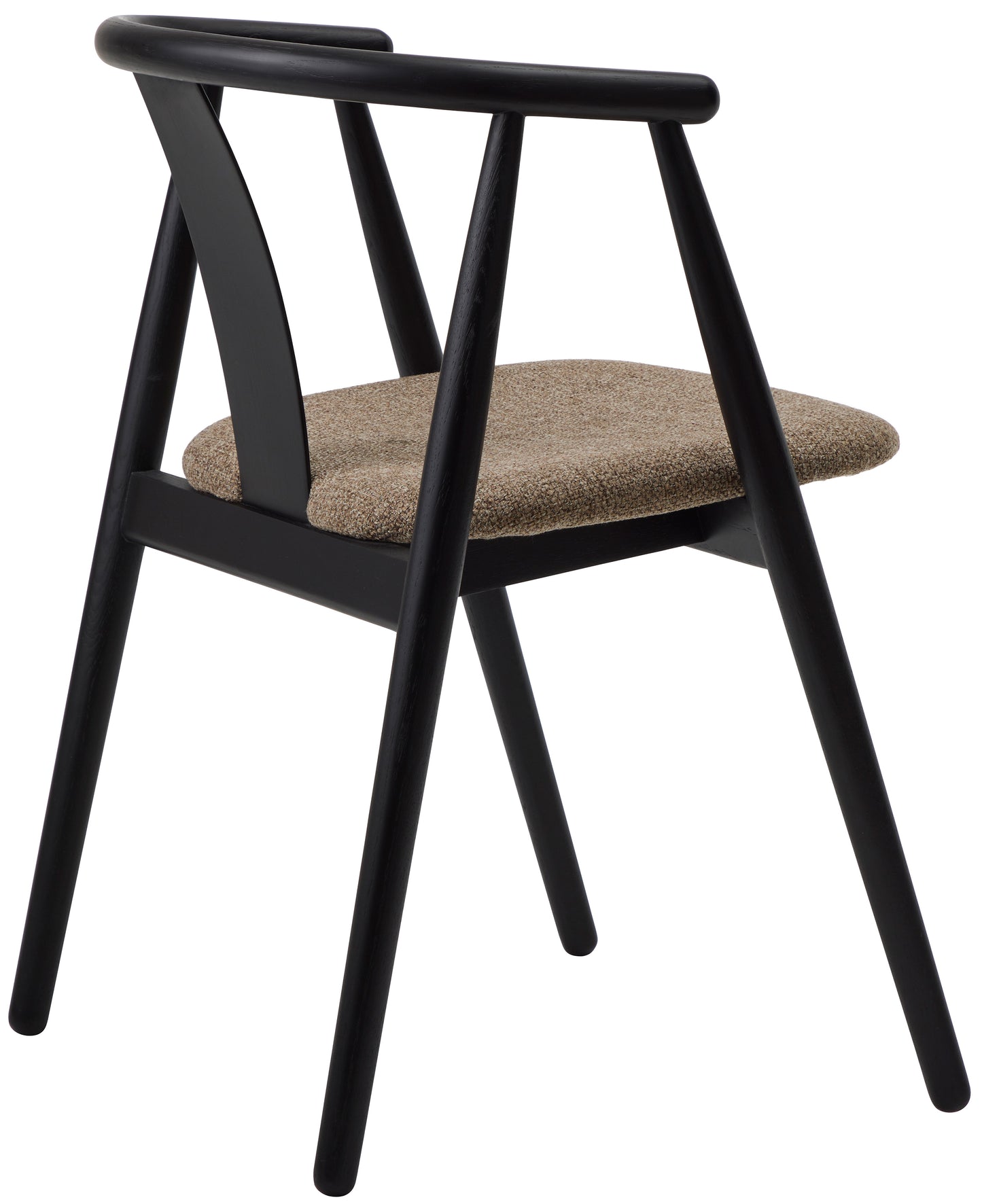 Krēsls Dabise 76/59/52 cm melns/brūns - N1 Home