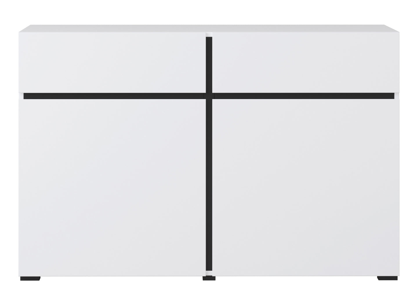 Kumode Kruzat 119/78/40 cm balts - N1 Home