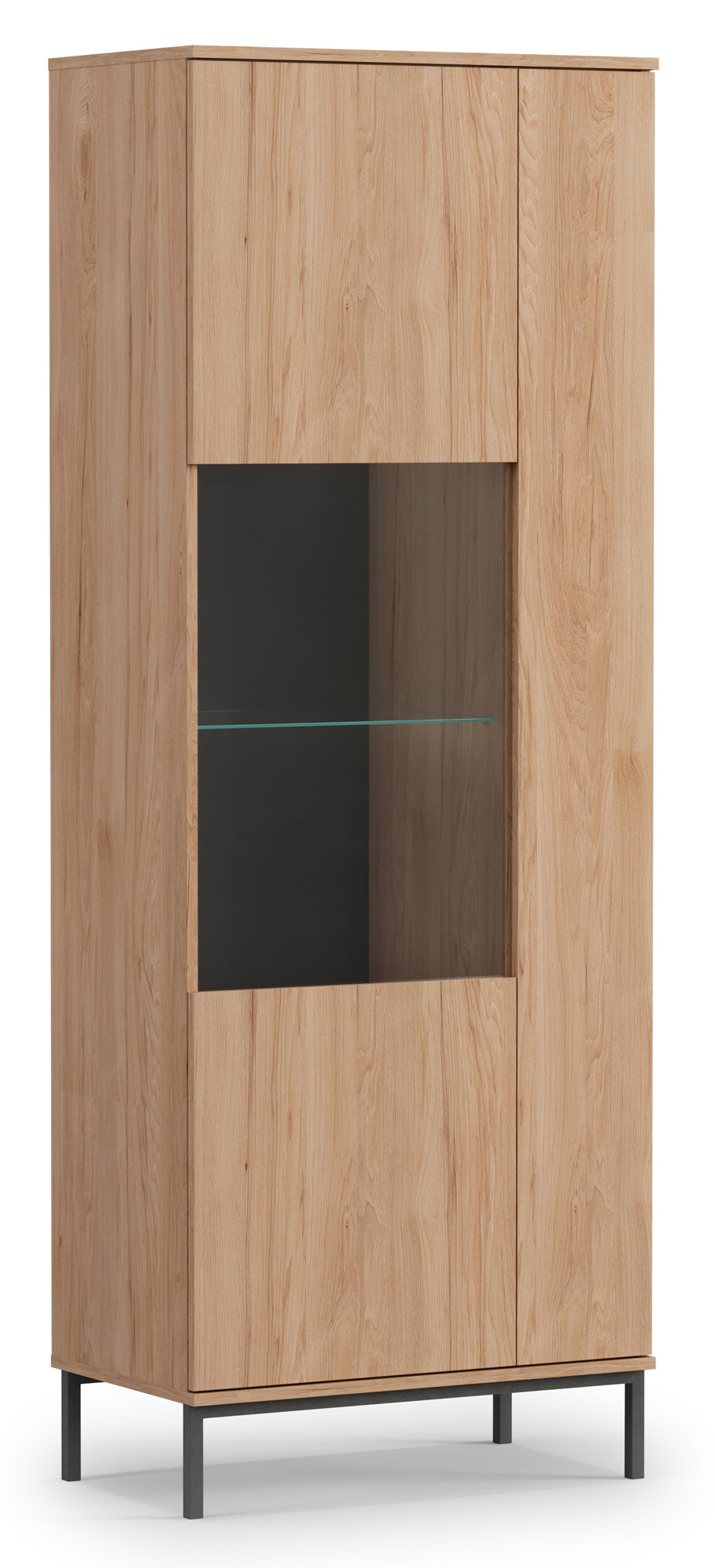 Vitīnas skapis Polka 190/70/41 cm hikorijs