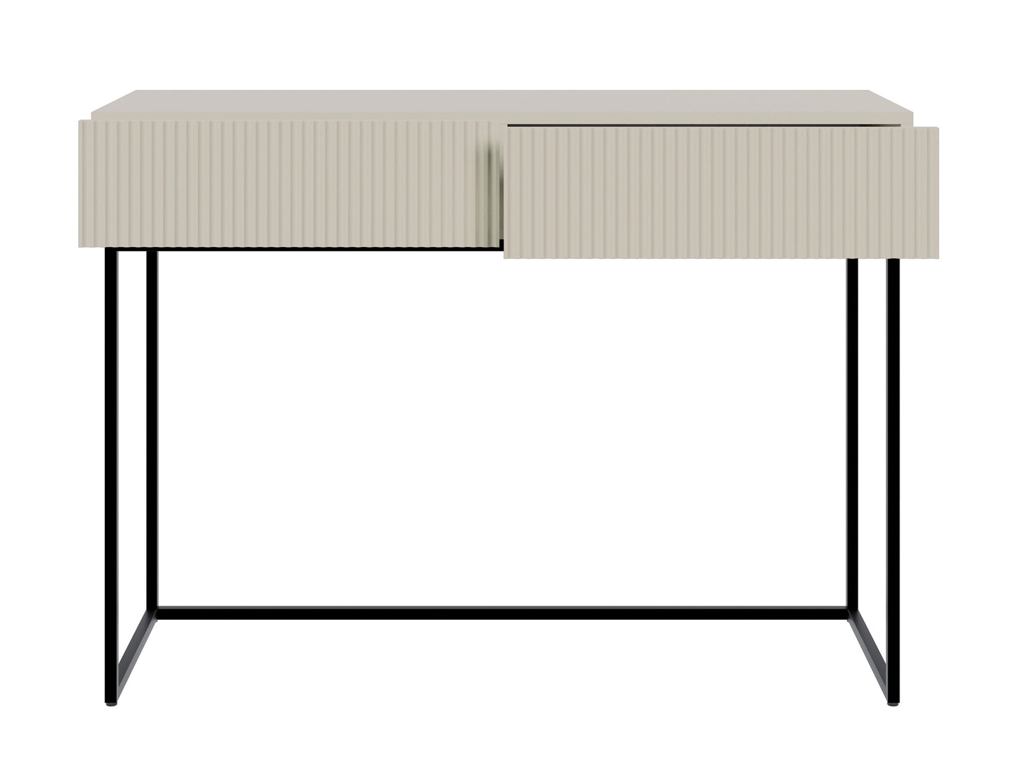 Konsole Velda 110/79/40 cm bēšs/melns