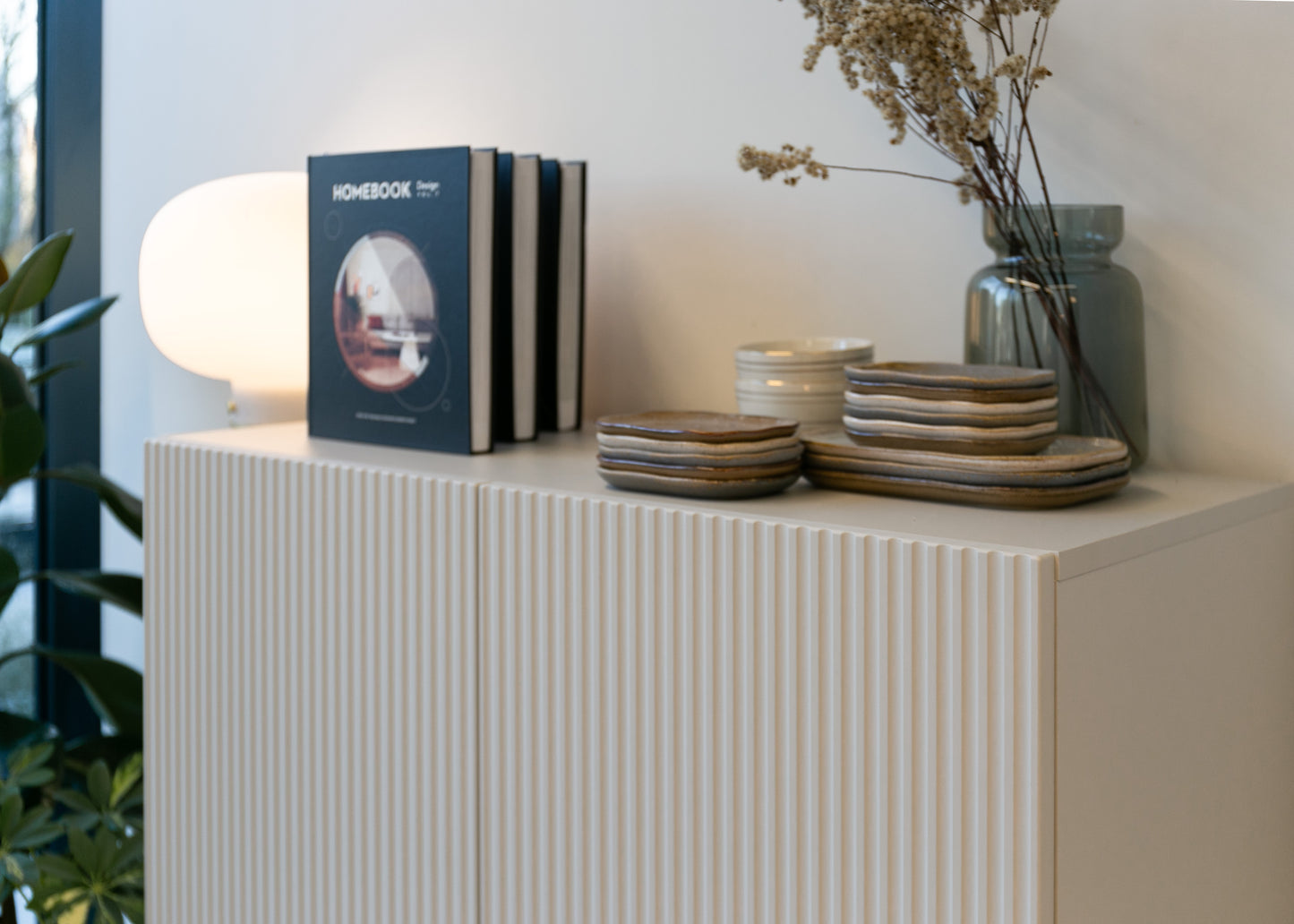 Kumode Velda 90/125/38 cm bēšs/zelts - N1 Home