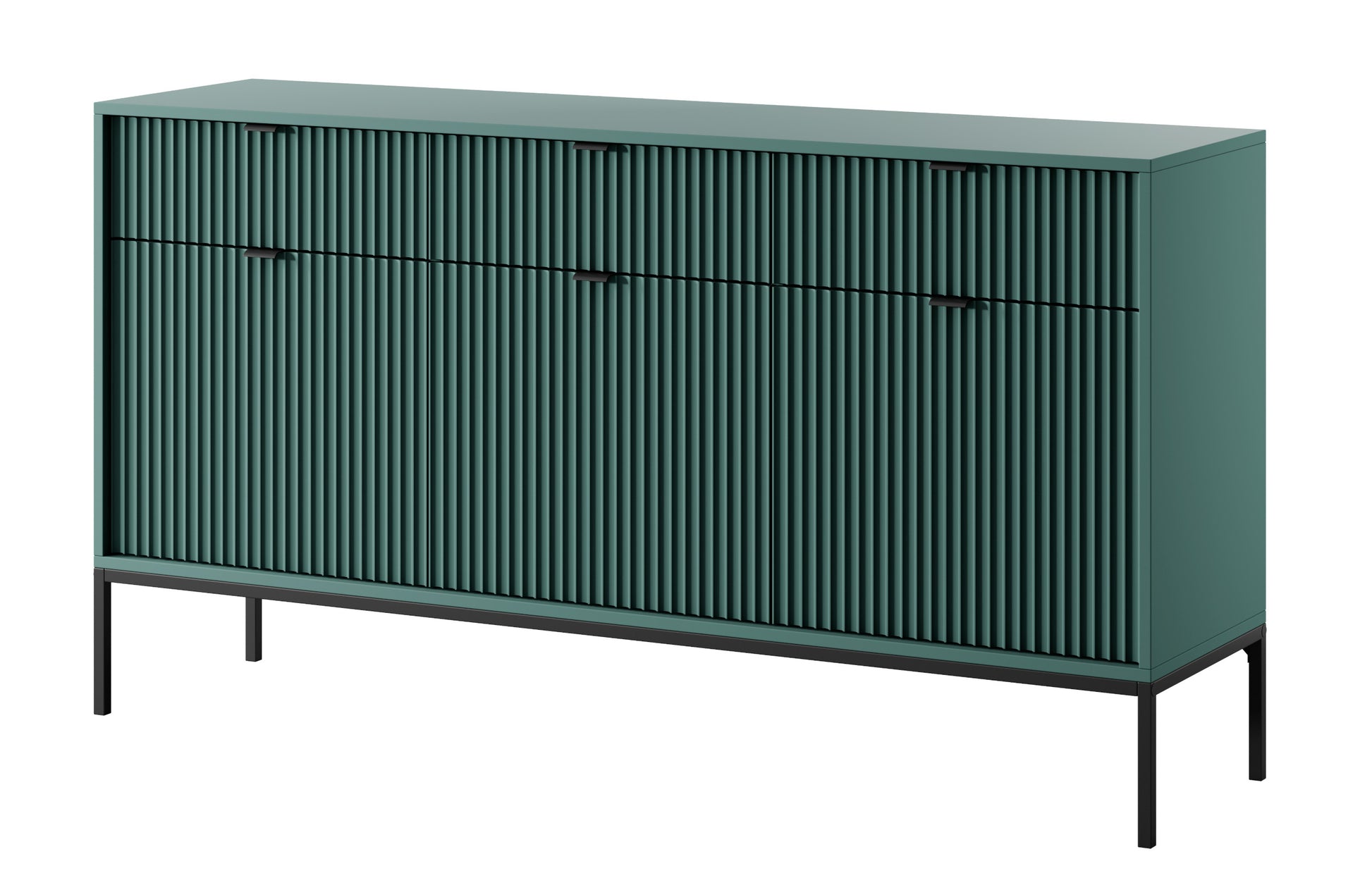 Kumode NV 154/83/39 cm olīves/melns - N1 Home