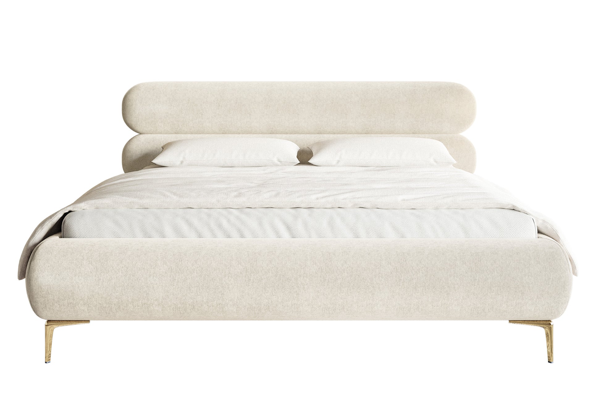 Gulta ar glabātuvi Loure 140/160/180x200 cm Amon 18/zelts kājas - N1 Home