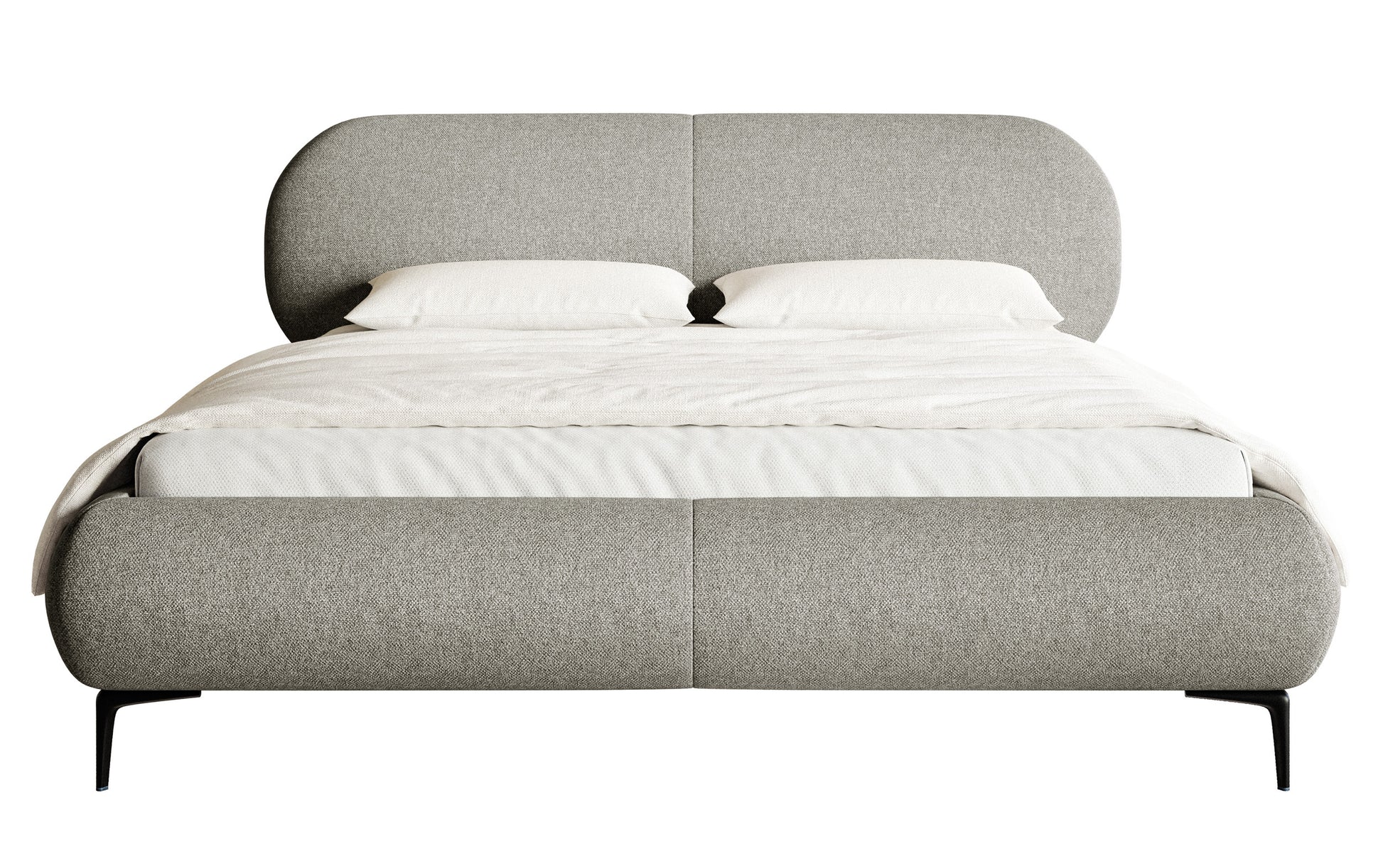 Gulta ar konteineru Valeo 140/160/180x 200 cm Toronto 14 (Lech), melnas kājas - N1 Home