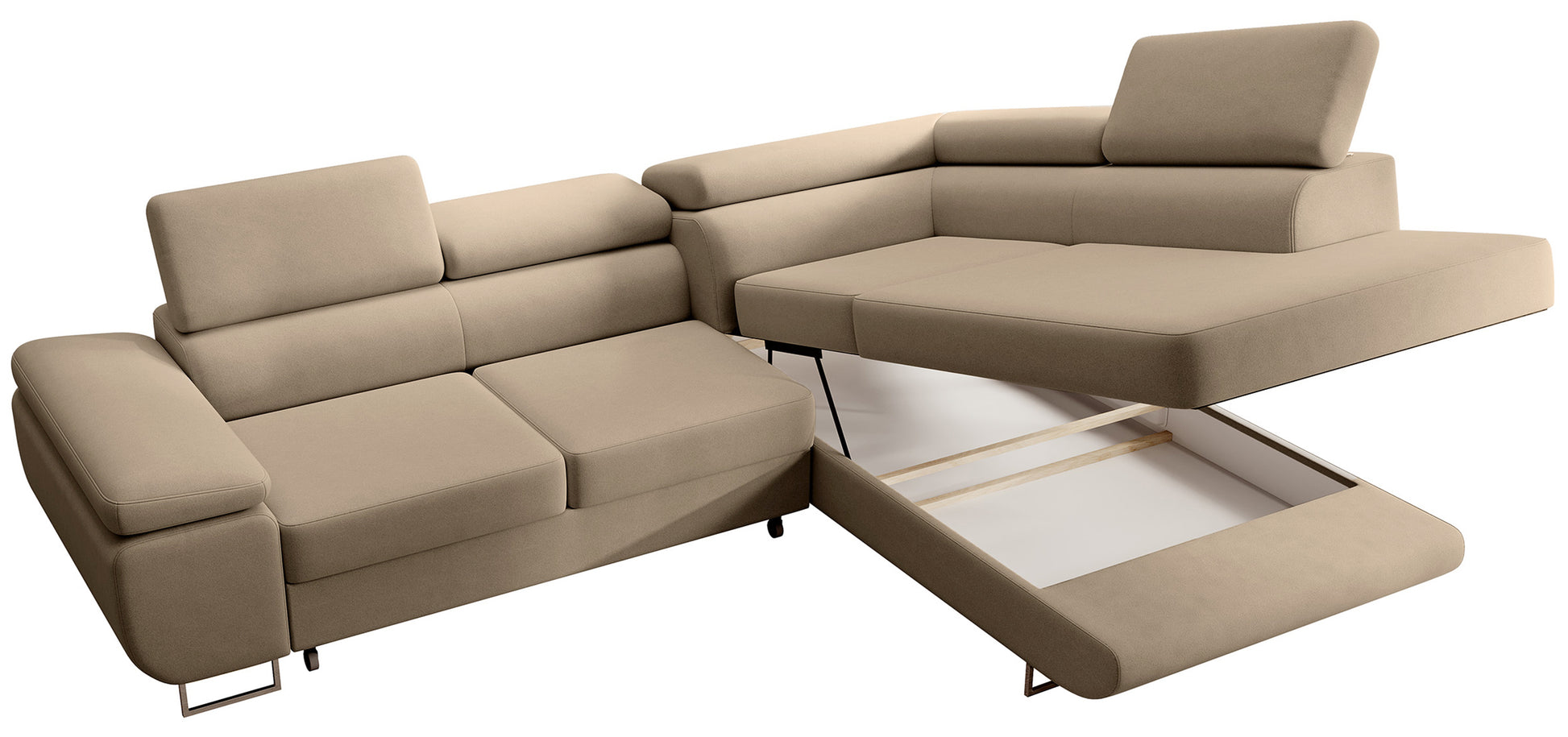 Dīvāns Steva 90/275/203 cm Castel 15 - N1 Home