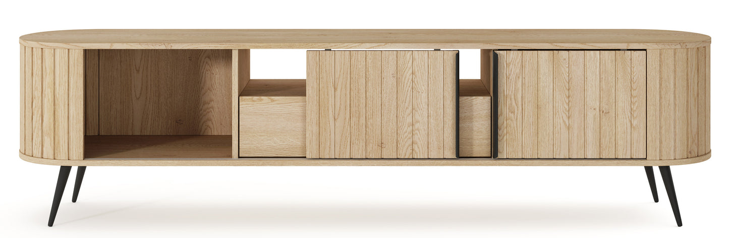 TV skapis Lavas 51/196/40 cm Kremonas ozols