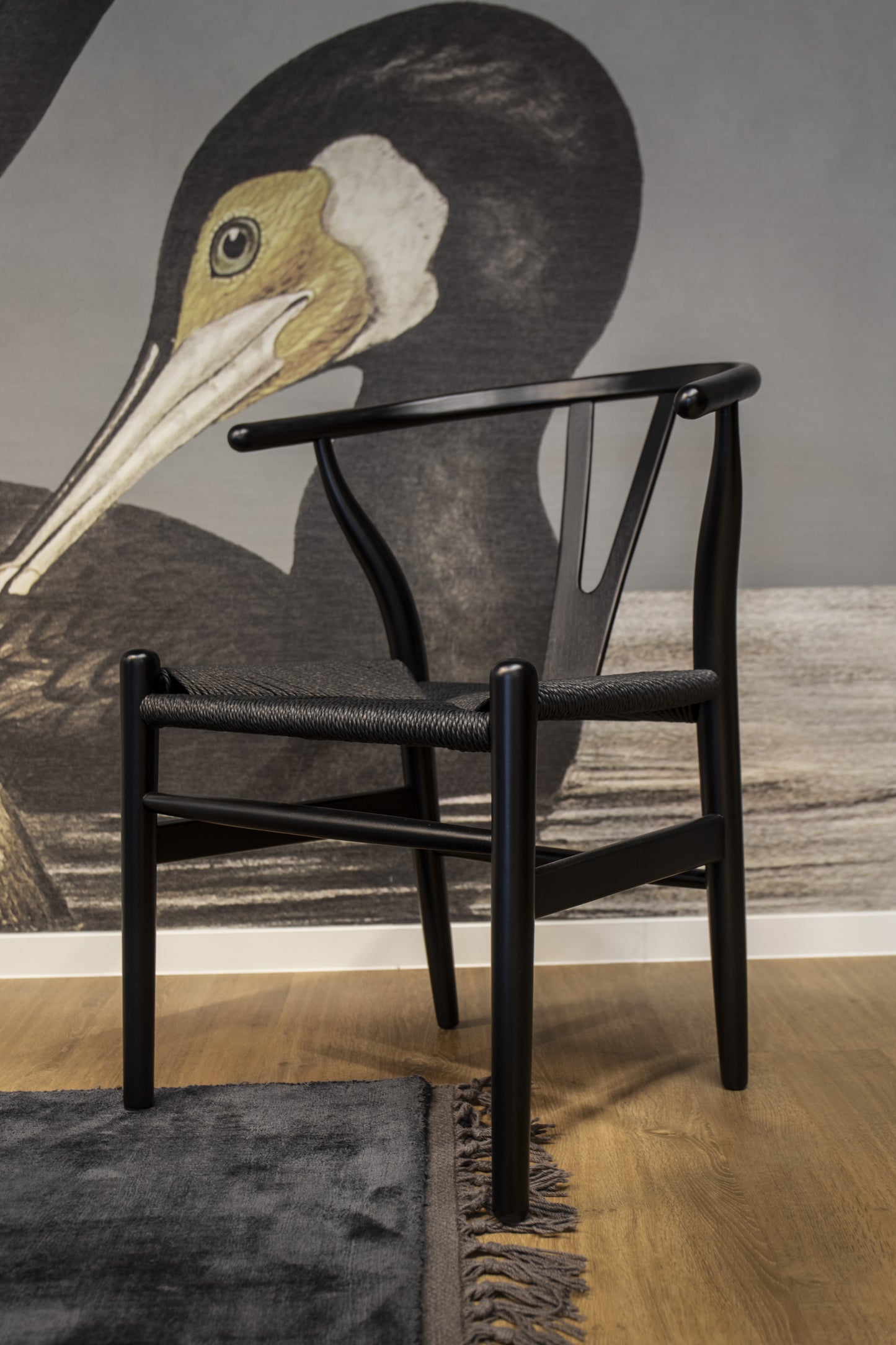 Krēsls Viker 71/54/42 cm melns - N1 Home