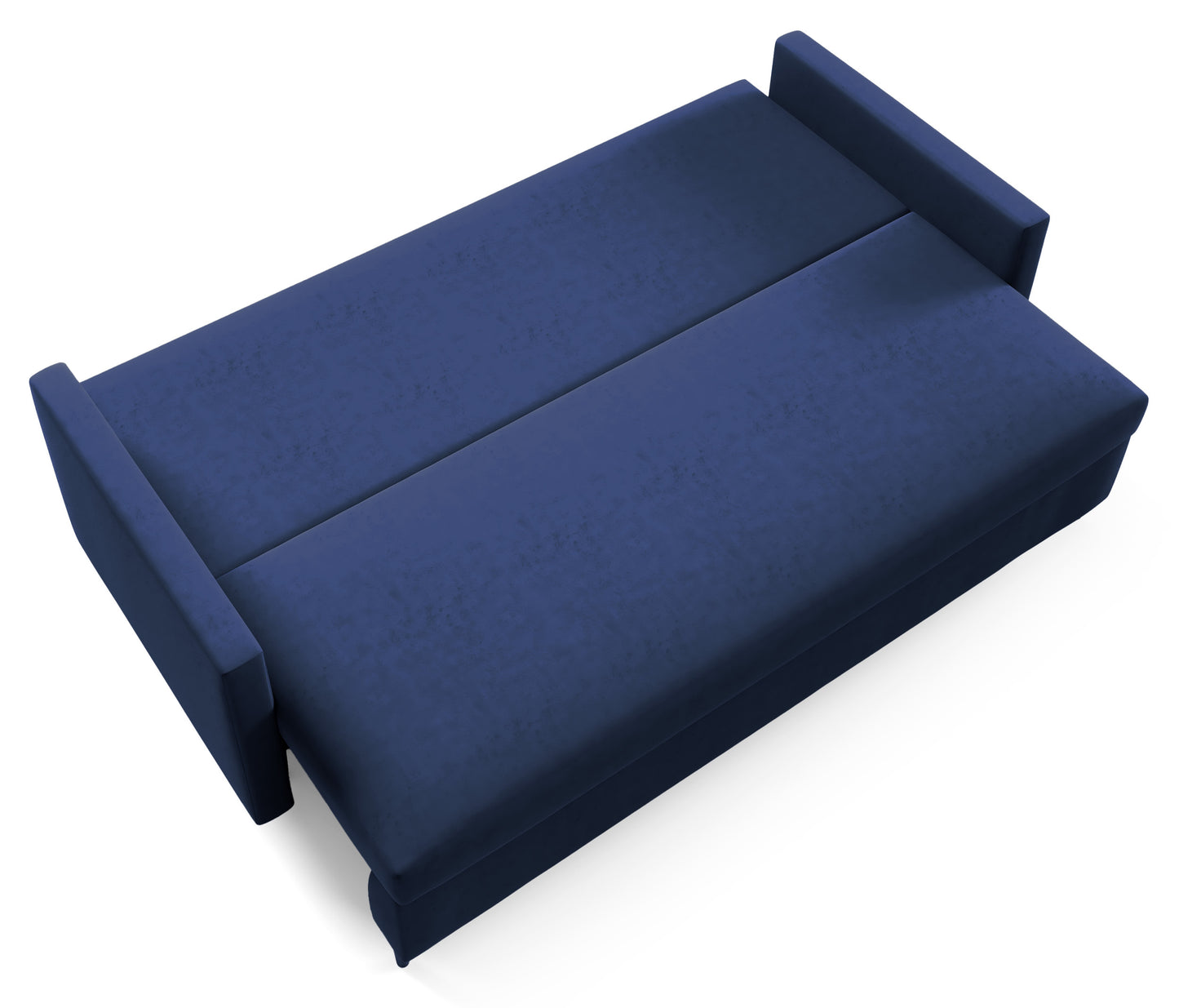 RAZO Dīvāns-gulta ar glabātuvii, tumši zils samts - N1 Home