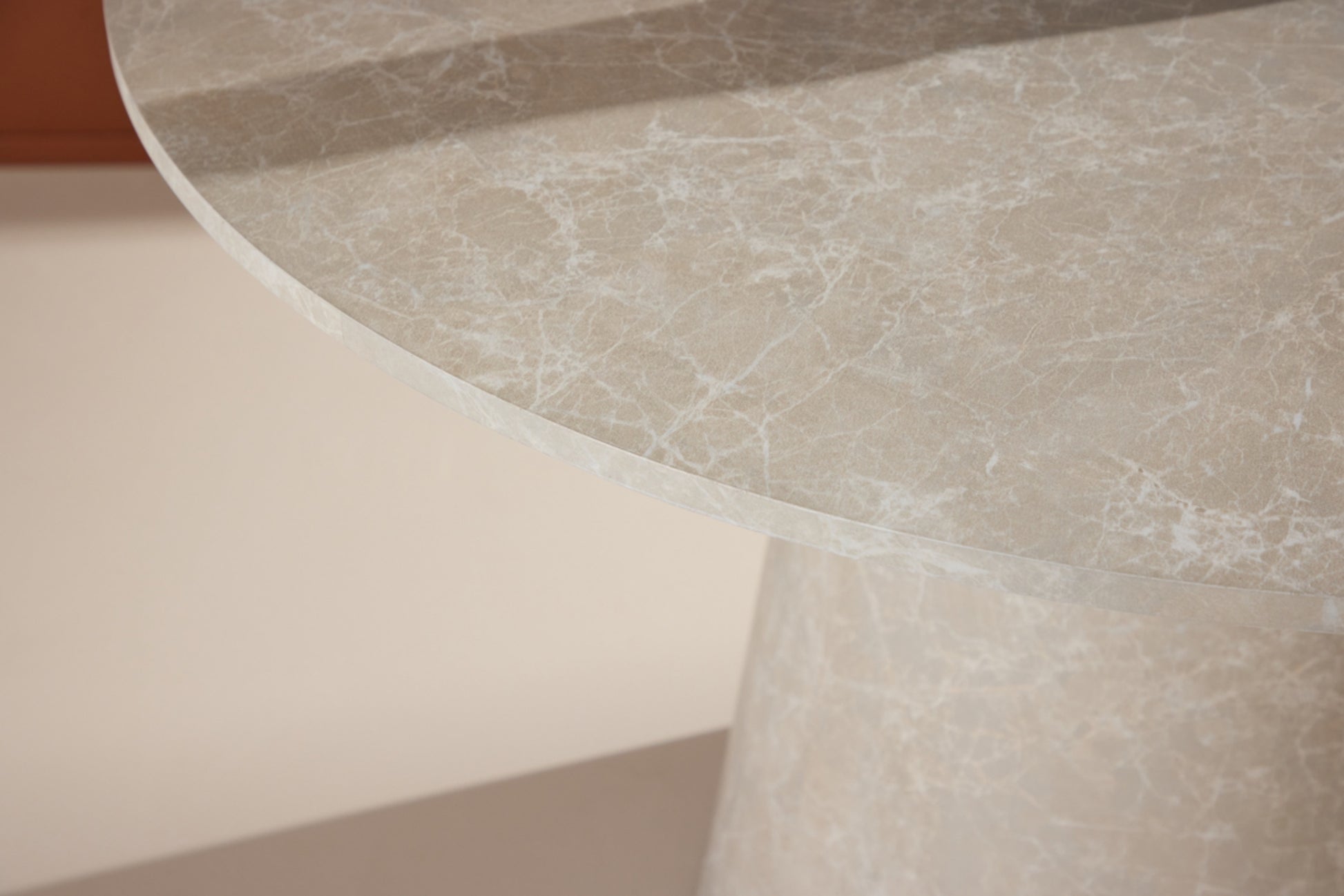 Galds Agrer 75/120/120 cm bēšs marmors - N1 Home