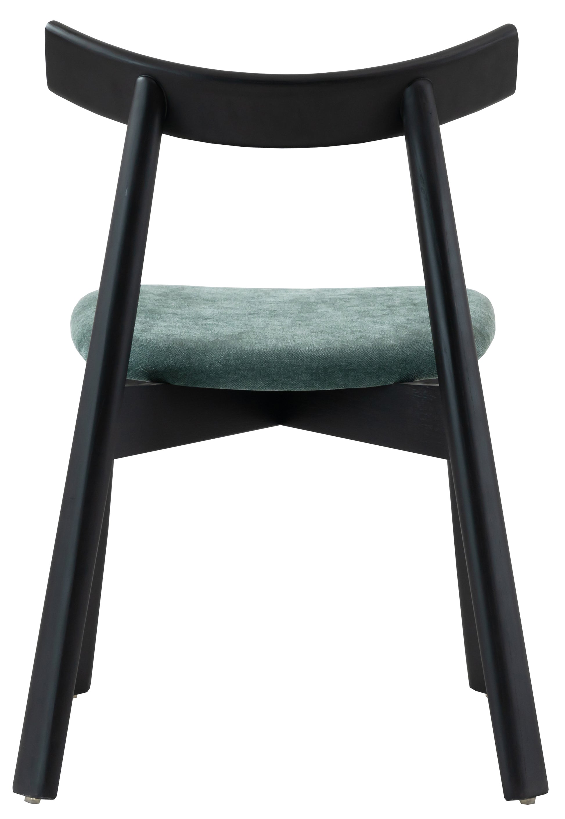 Krēsls Delis 79/48/59 cm tumši zaļs/melns - N1 Home