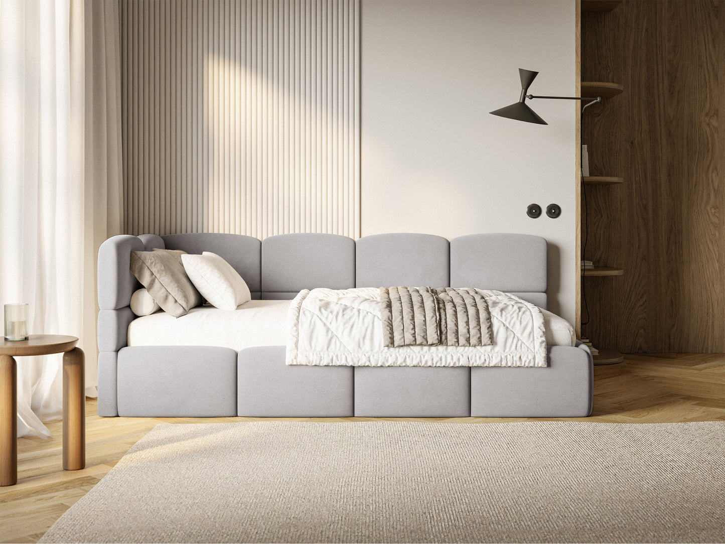 Gulra ar matraci Clod 220/88/110 cm Piano 13 - N1 Home