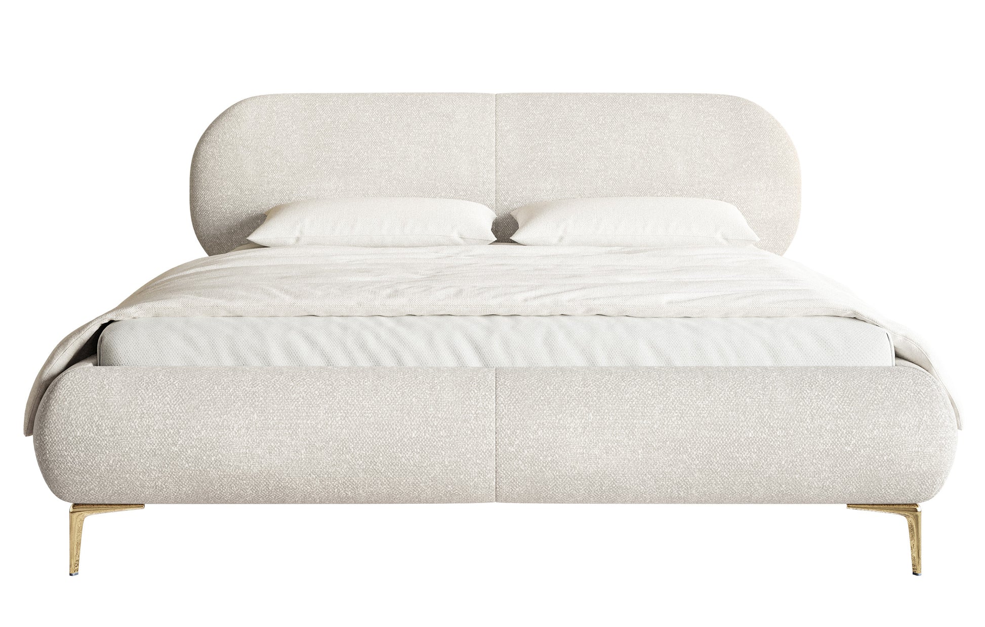 Gulta ar konteineru Valeo 140/160/180x 200 cm Melody 14 (Agmamito),zelta kājas - N1 Home