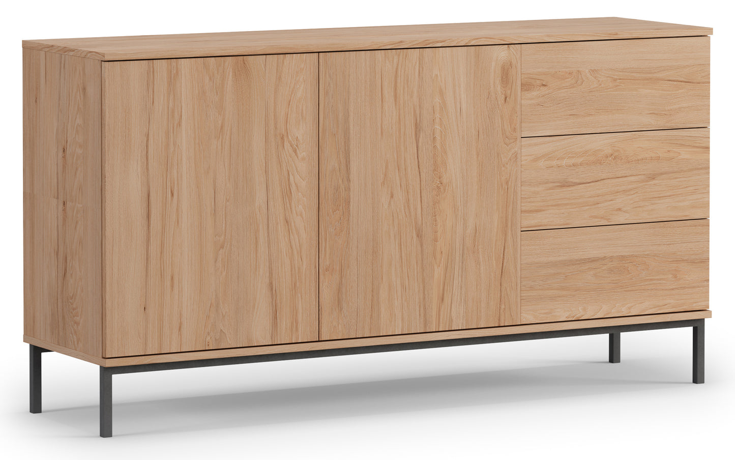 Kumode Polka 80/150/41 cm hikorijs