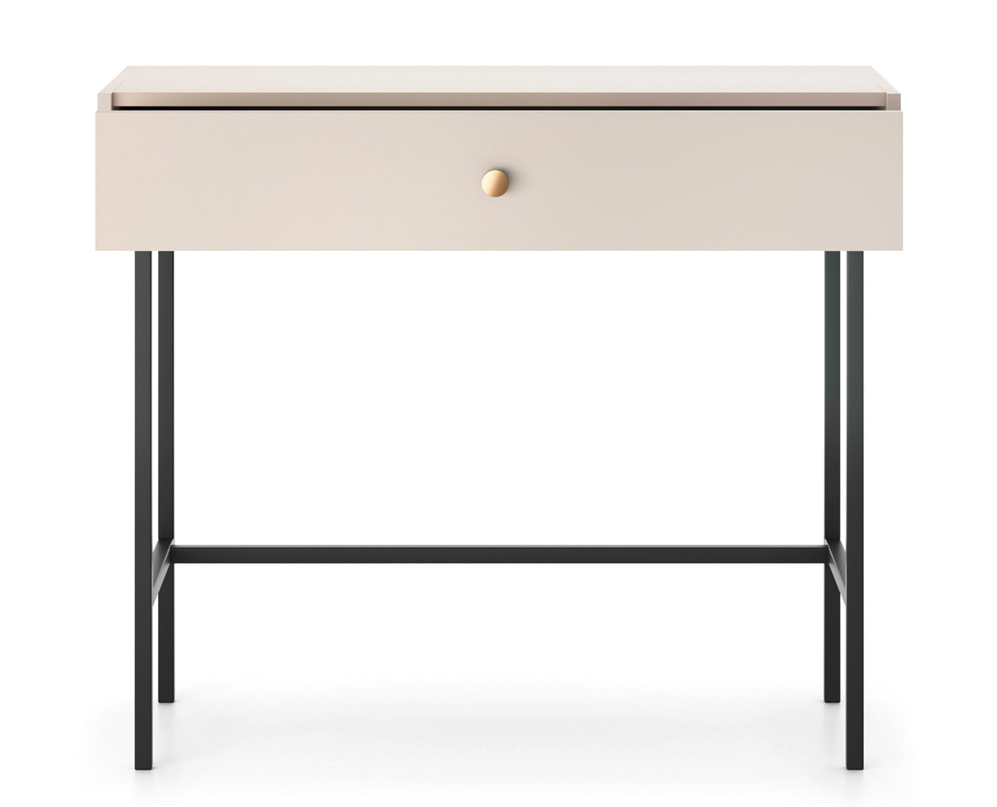 RENOS Tualetes galdiņš ar atvilktni, 93 cm, pelēks bēšs - N1 Home