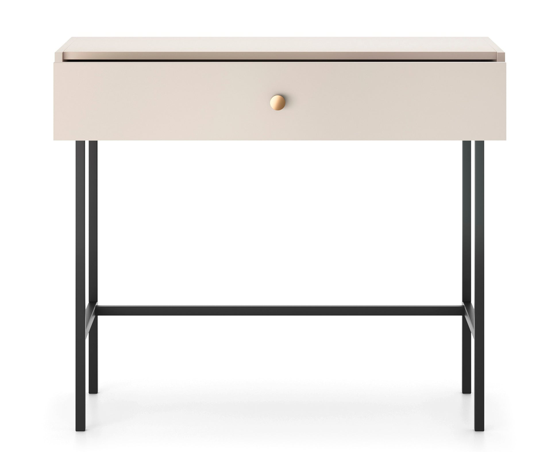 RENOS Tualetes galdiņš ar atvilktni, 93 cm, pelēks bēšs - N1 Home