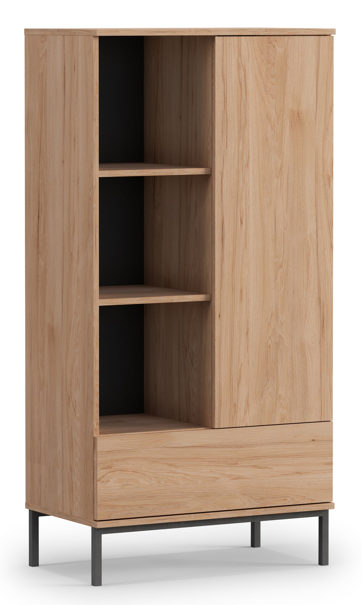 Skapis Polka 140/70/41 cm hikorijs