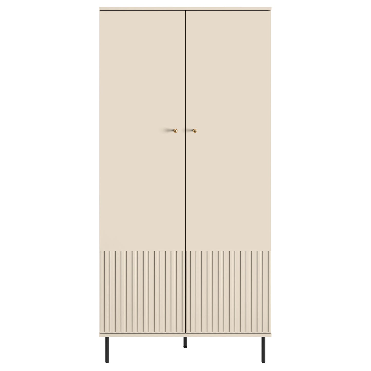 Skapīs Galeto 190/92/53 cm bēšs - N1 Home