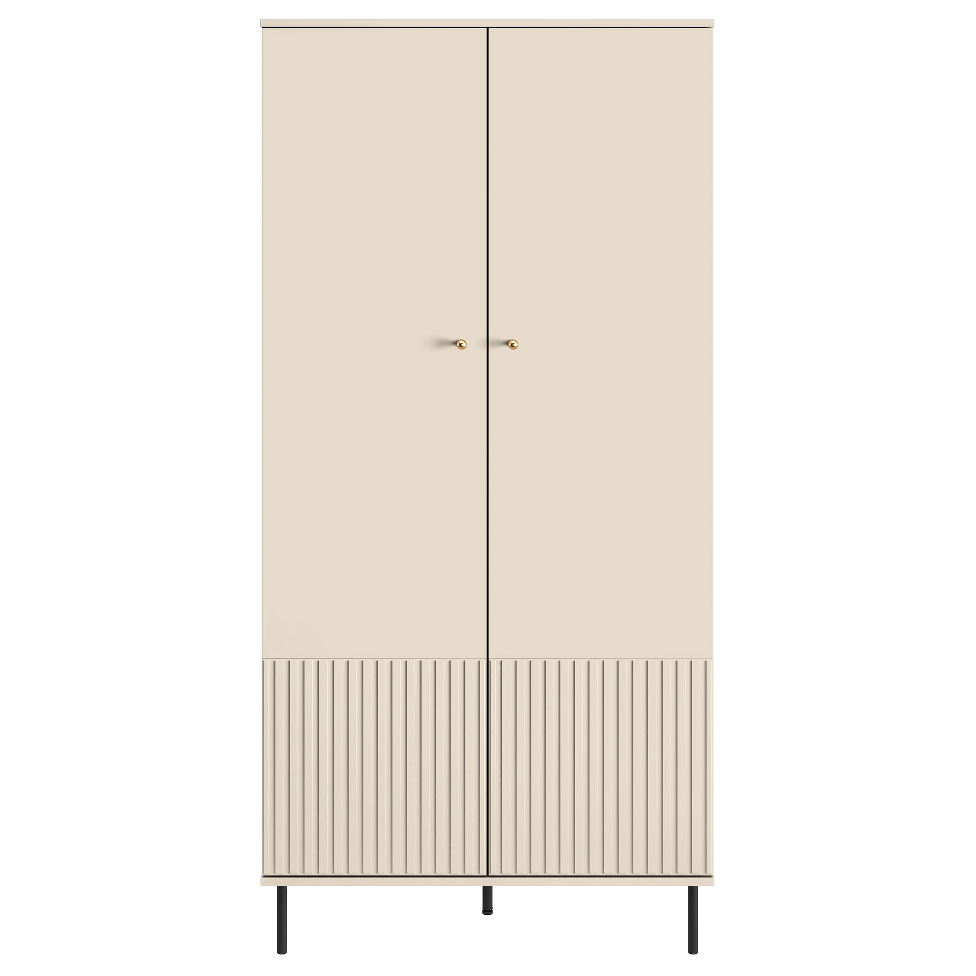 Skapīs Galeto 190/92/53 cm bēšs - N1 Home