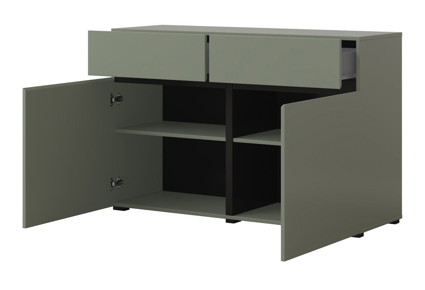 Kumode Kruzat 119/78/40 cm zaļs - N1 Home