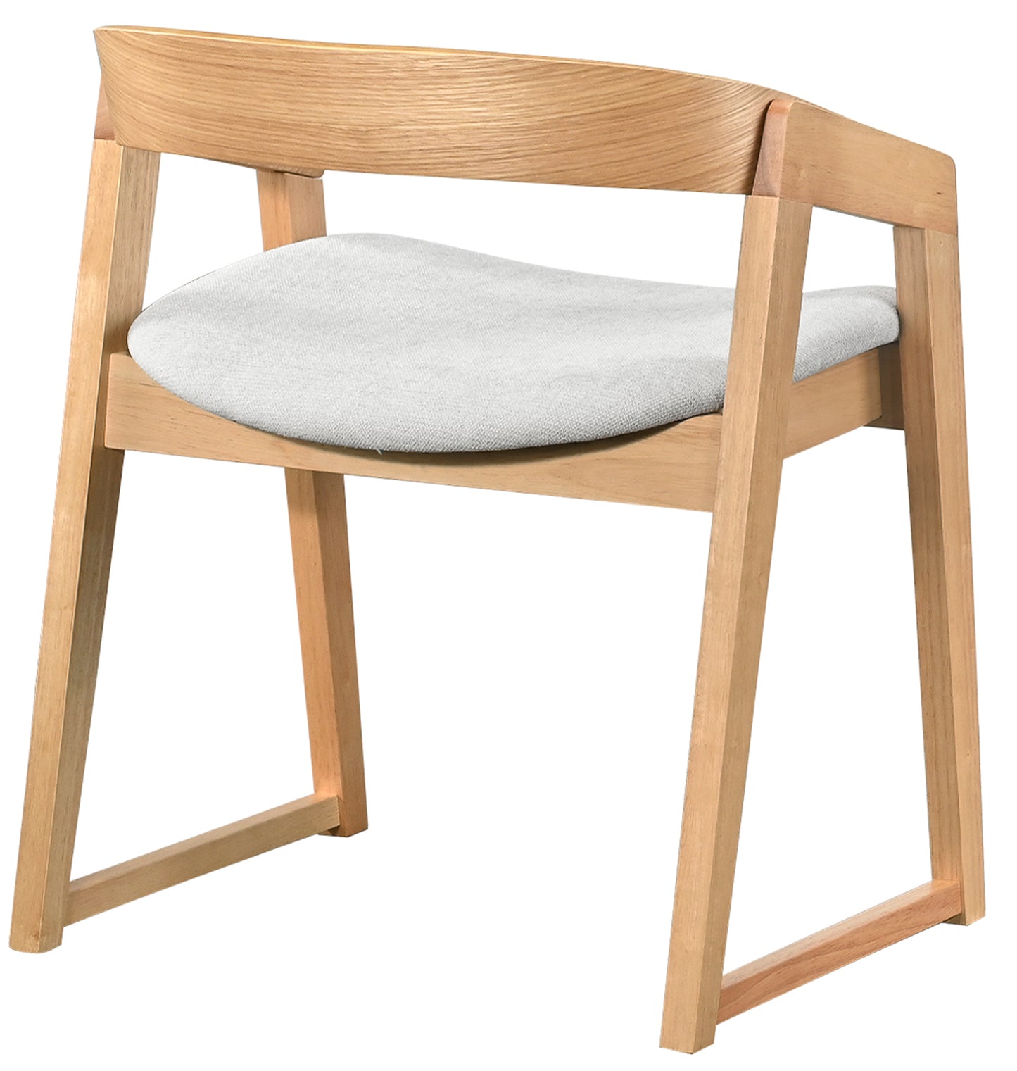 Krēsls Salor 67/55/54 cm gaiši pelēks/ozols - N1 Home