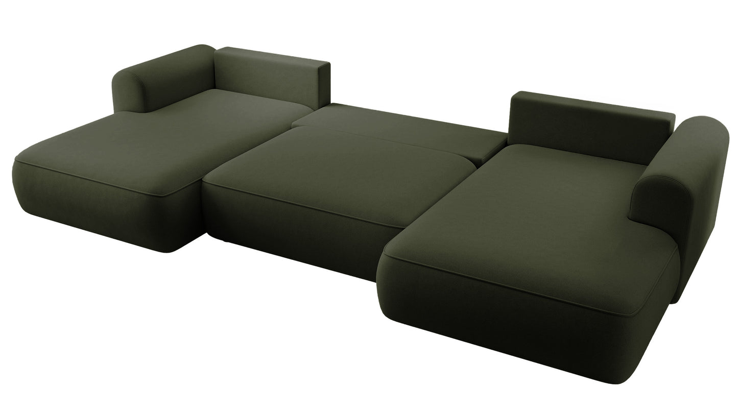 Dīvāns Ovors U 380/95/167 cm Castel 39 - N1 Home