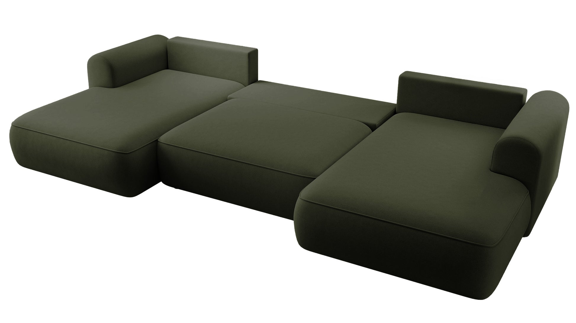 Dīvāns Ovors U 380/95/167 cm Castel 39 - N1 Home