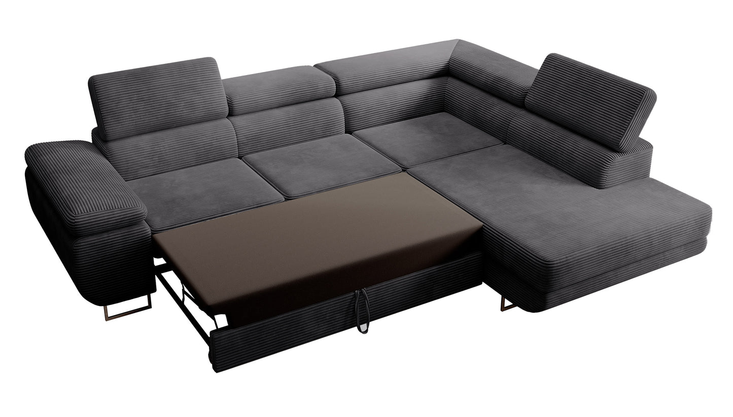 Dīvāns Steva 90/275/203 cm Poso 34 - N1 Home