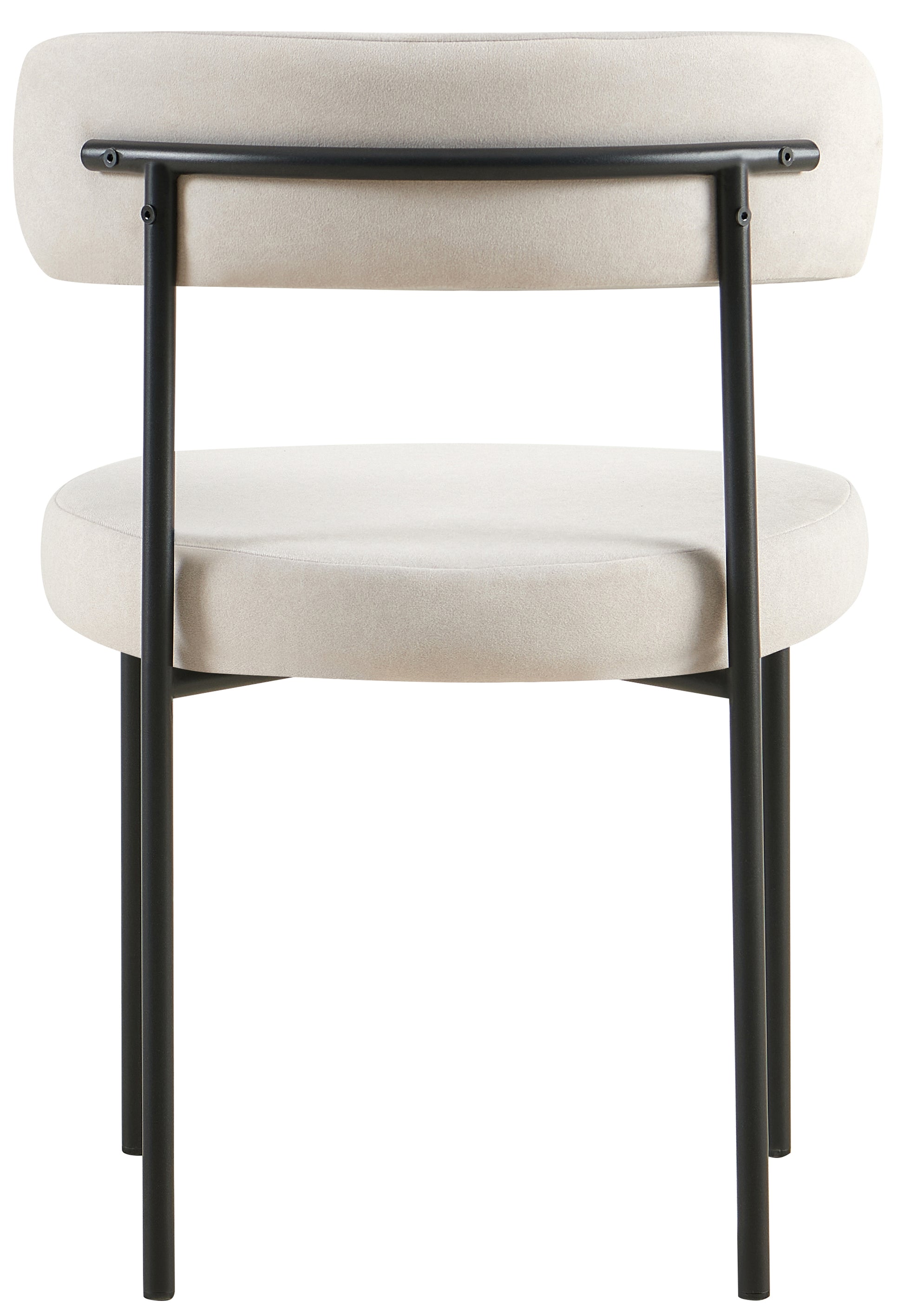 Krēsls Femisa 77/50/55 cm gaiši bēšs/melns - N1 Home