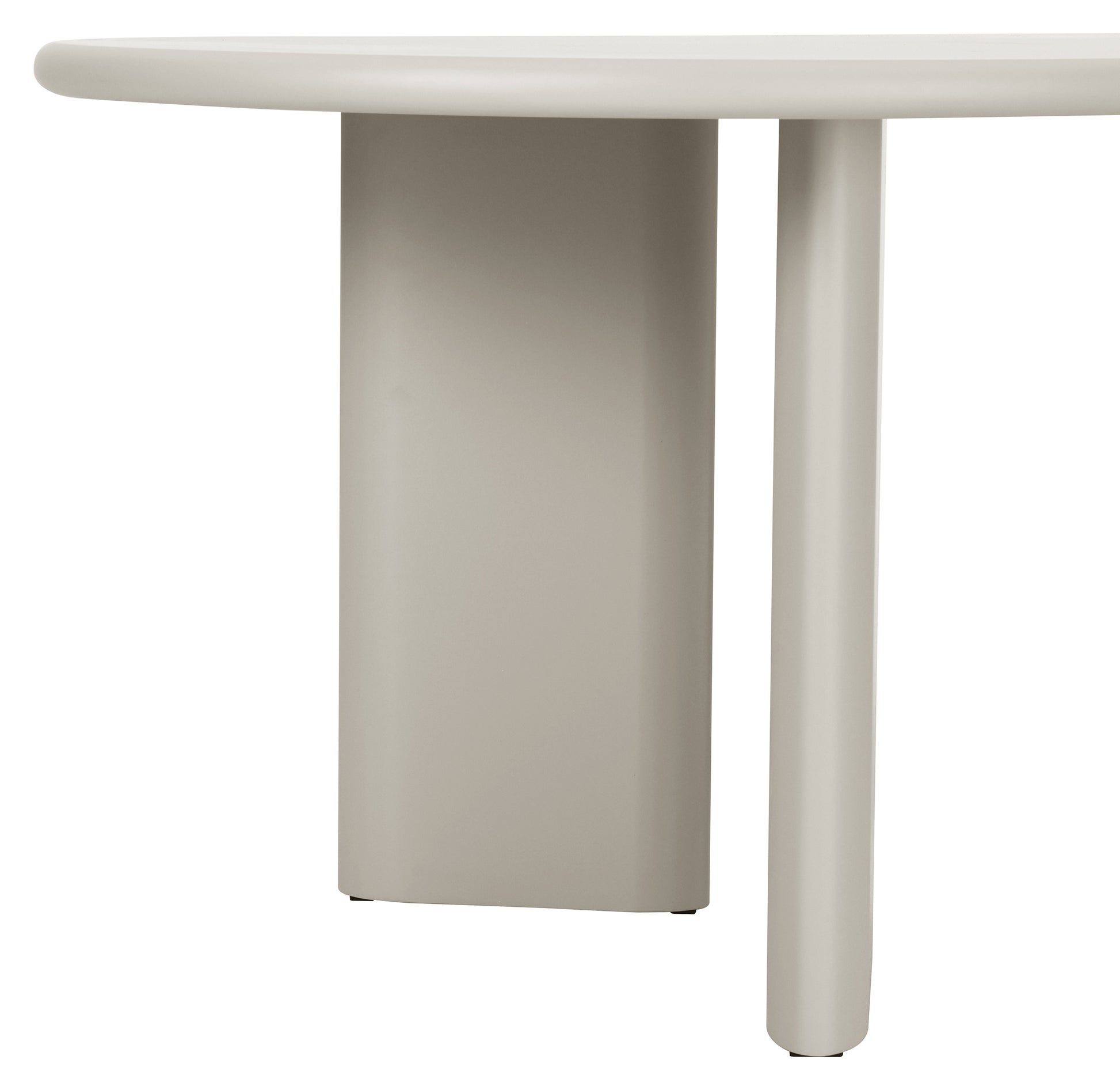 Galds Catis 200/90/75 cm matēts bēšs - N1 Home