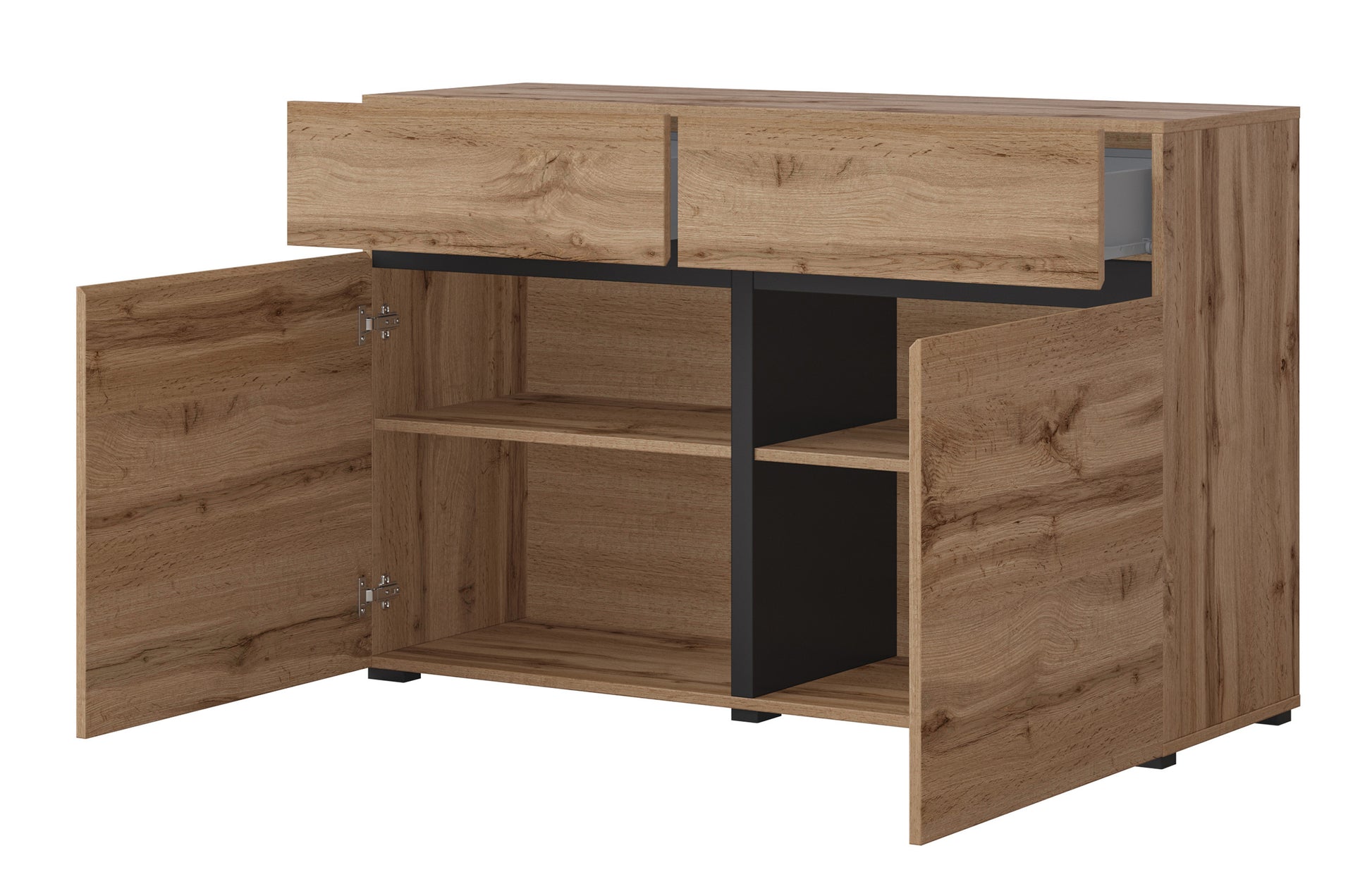 Kumode Kruzat 119/78/40 cm Votan ozols - N1 Home