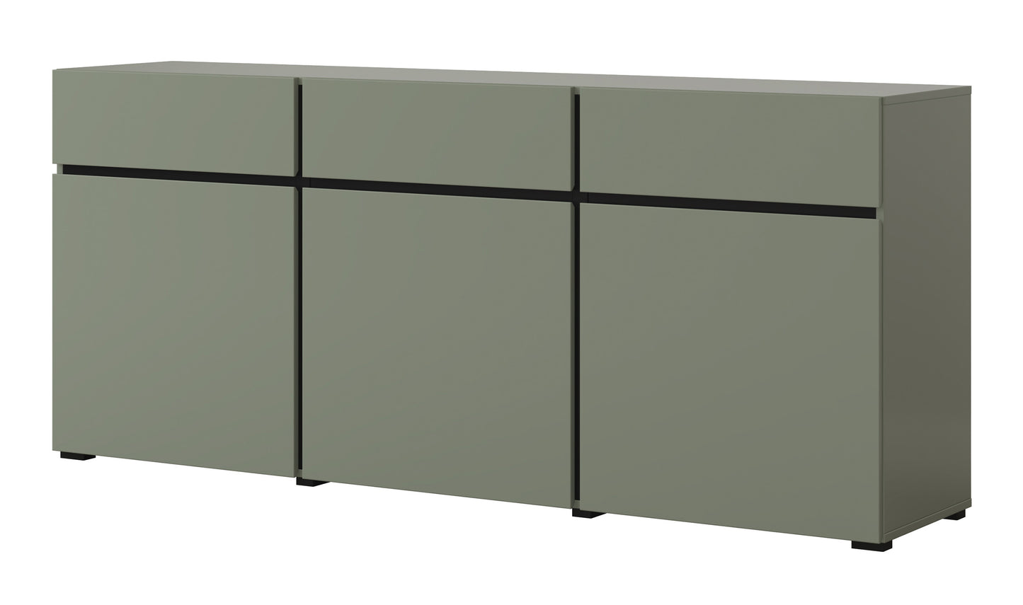 Kumode Kruzat 180/78/40 cm zaļs - N1 Home