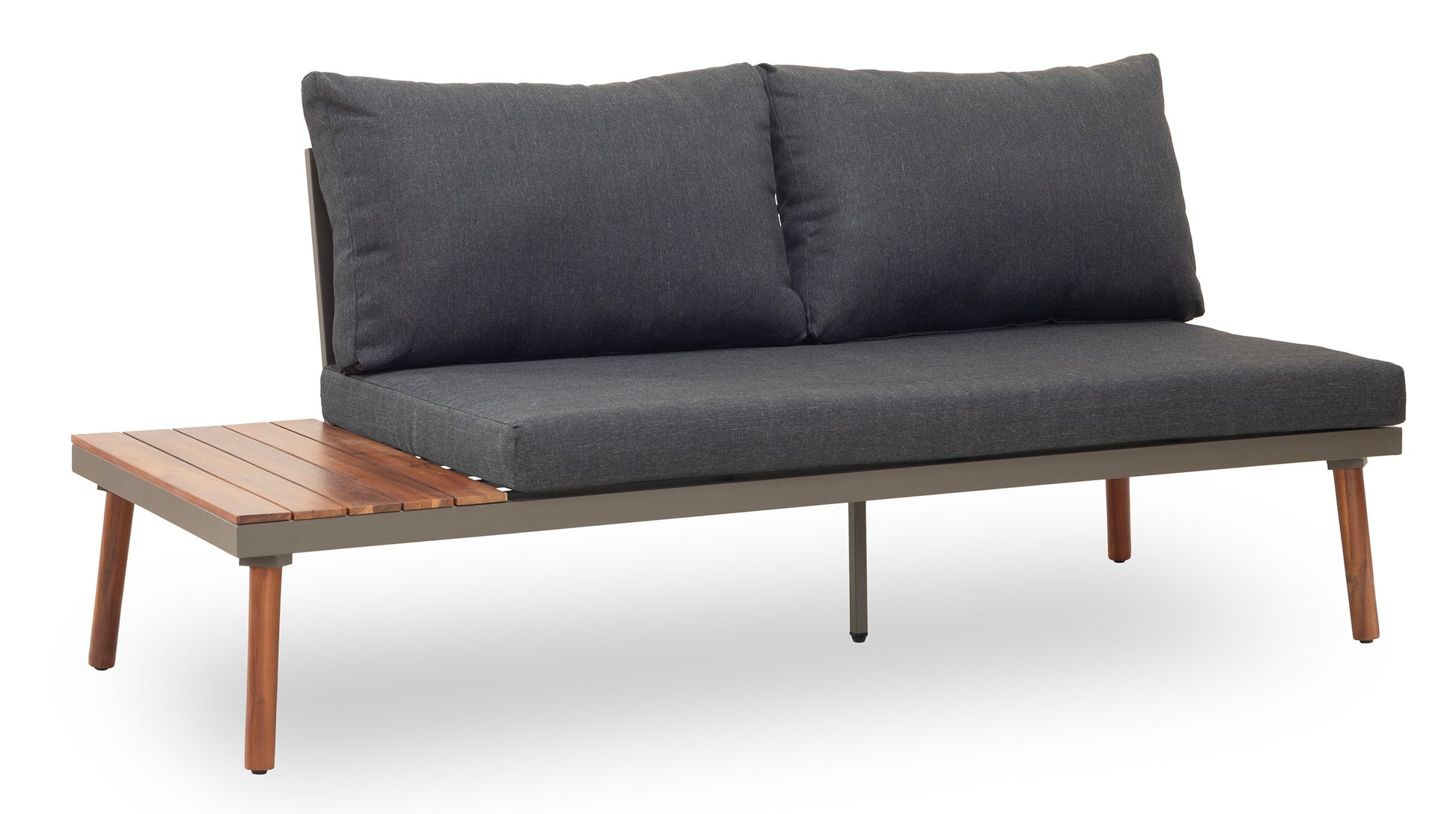 Dārza mēbeļu komplekts Bano tumši pelēks - N1 Home