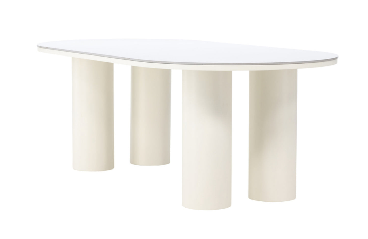 Galds Adula 74/220/110 cm balts - N1 Home