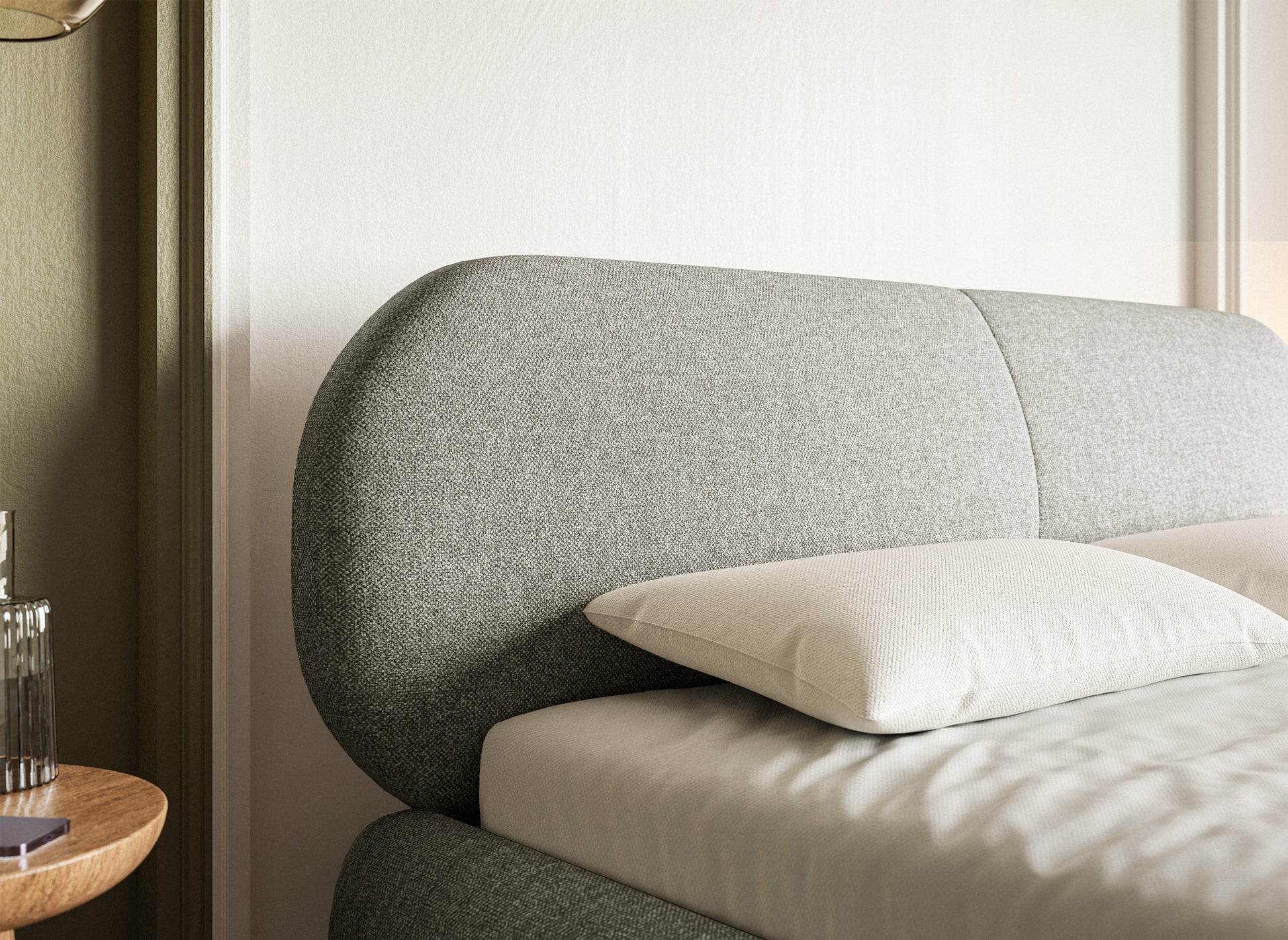 Gulta ar konteineru Valeo 140/160/180x 200 cm Toronto 14 (Lech), melnas kājas - N1 Home