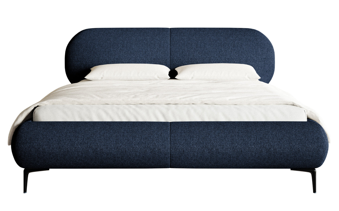 Gulta ar konteineru Valeo 140/160/180x 200 cm Toronto 10 (Lech), melnas kājas - N1 Home