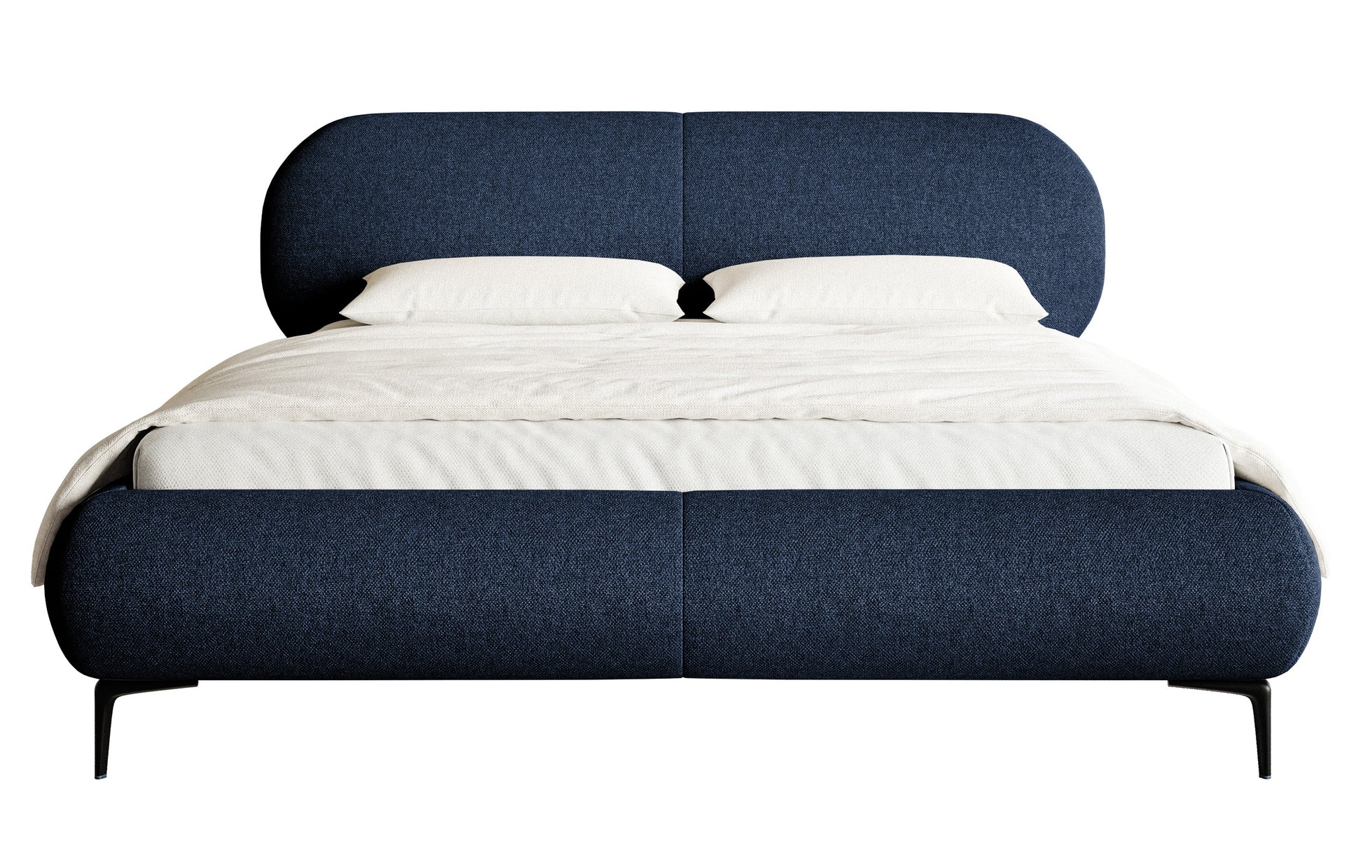 Gulta ar konteineru Valeo 140/160/180x 200 cm Toronto 10 (Lech), melnas kājas - N1 Home