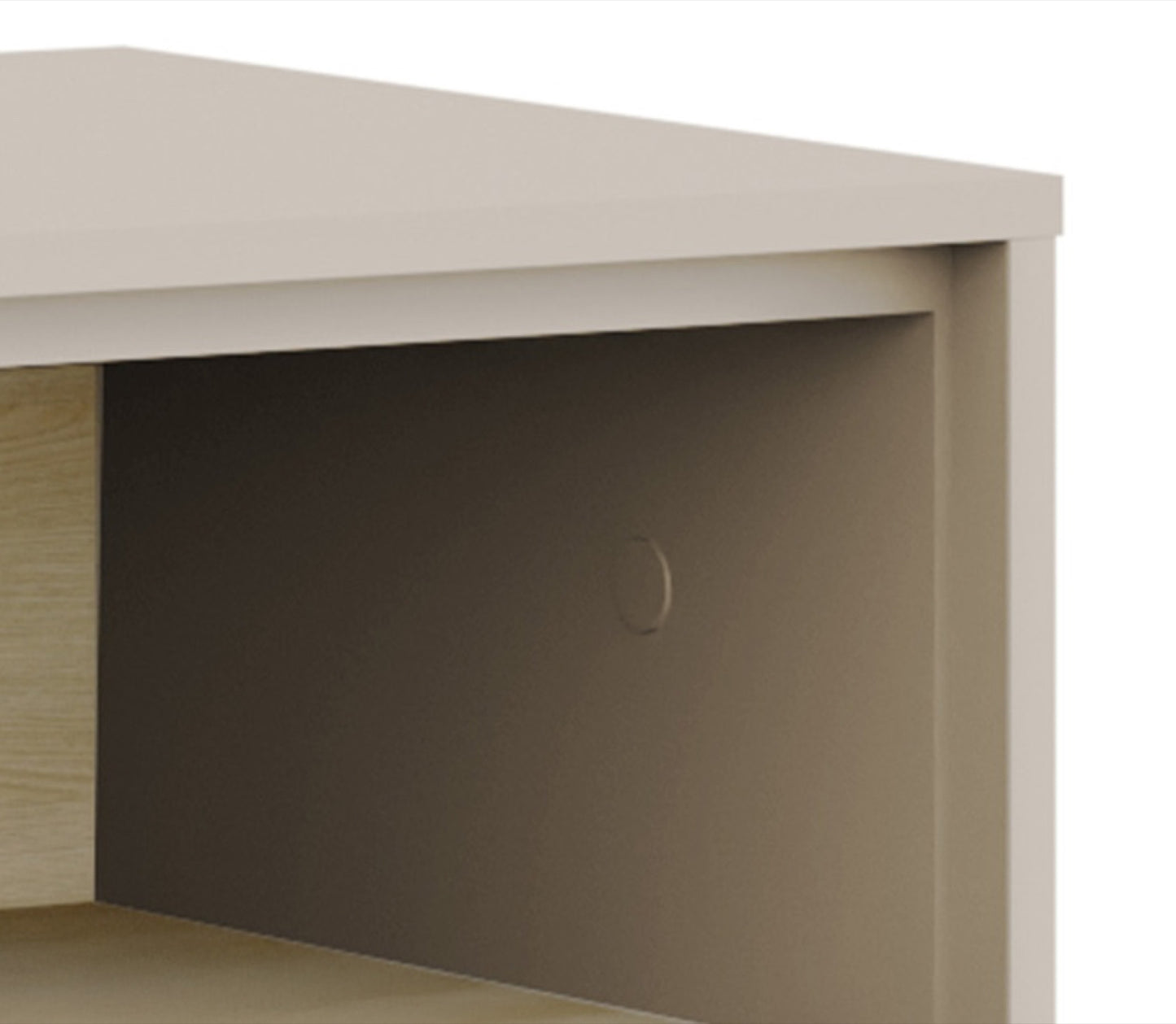 TV skapis Distri 140/46/35 cm Vičencas ozols/kašmirs