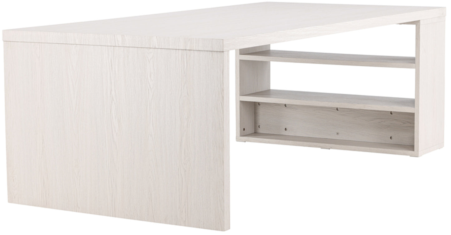 Galds Solif 75/230/110 cm balts ozols - N1 Home