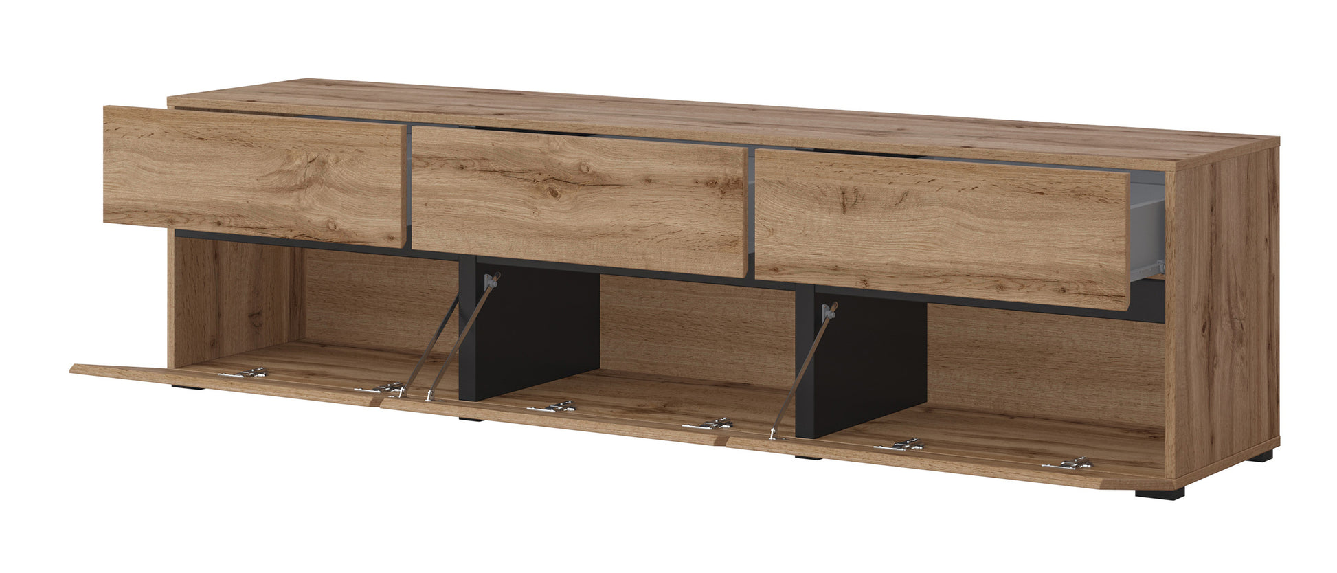 Kumode Kruzat 180/48/40 cm Votan ozols - N1 Home