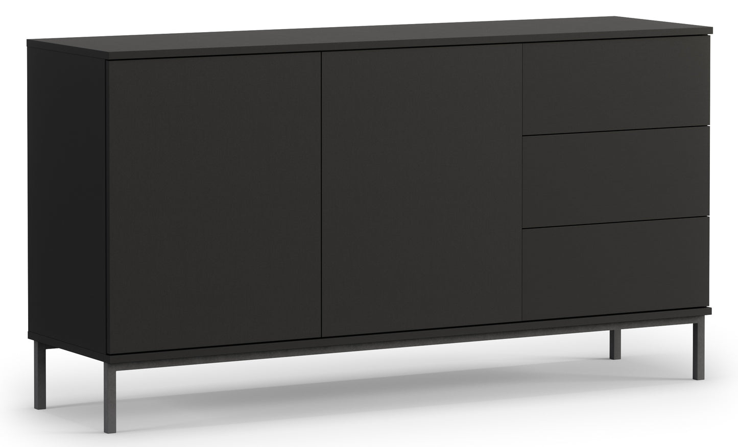 Kumode Polka 80/150/41 cm melns